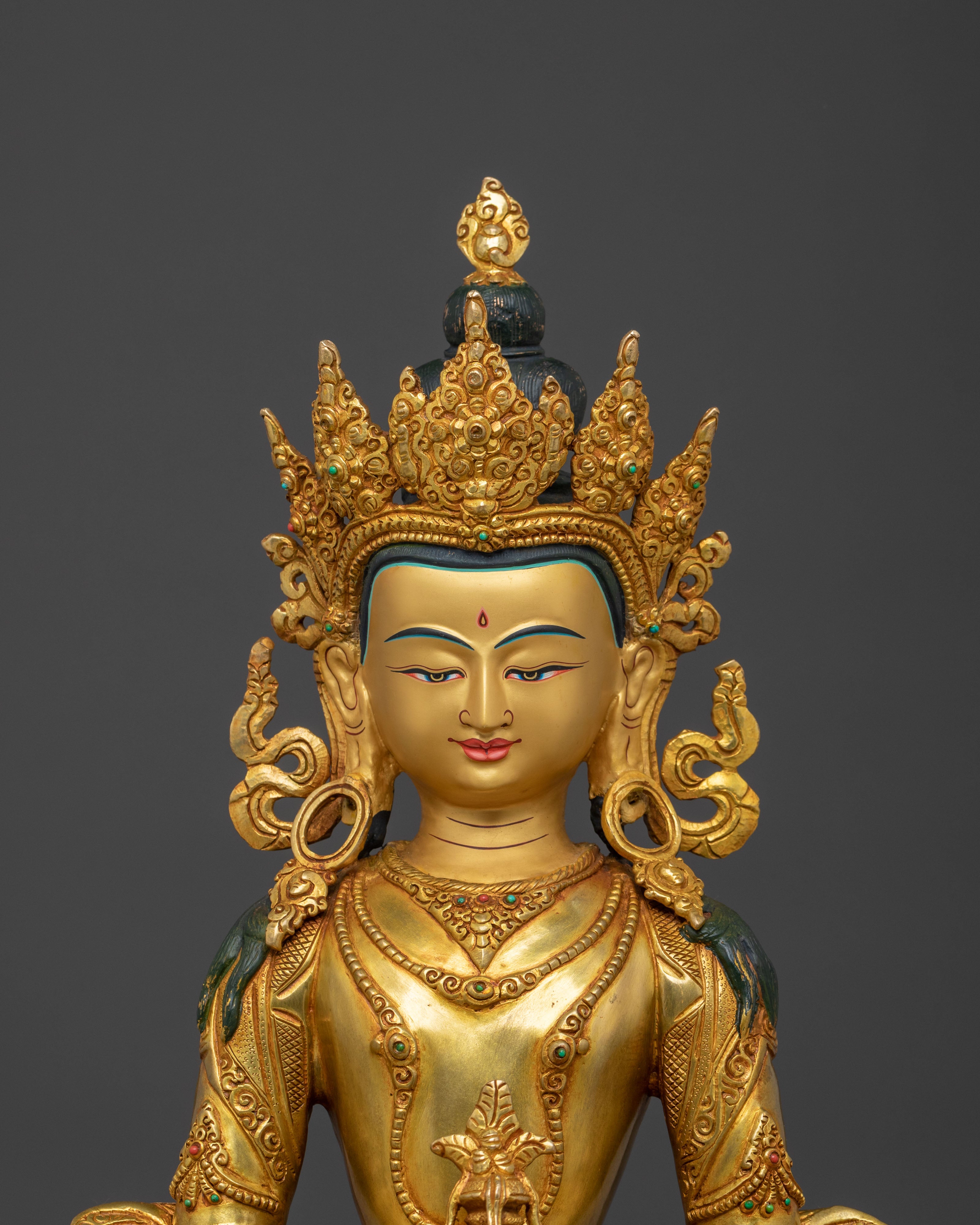 Amitayus Golden Statue | Buddhist Longevity