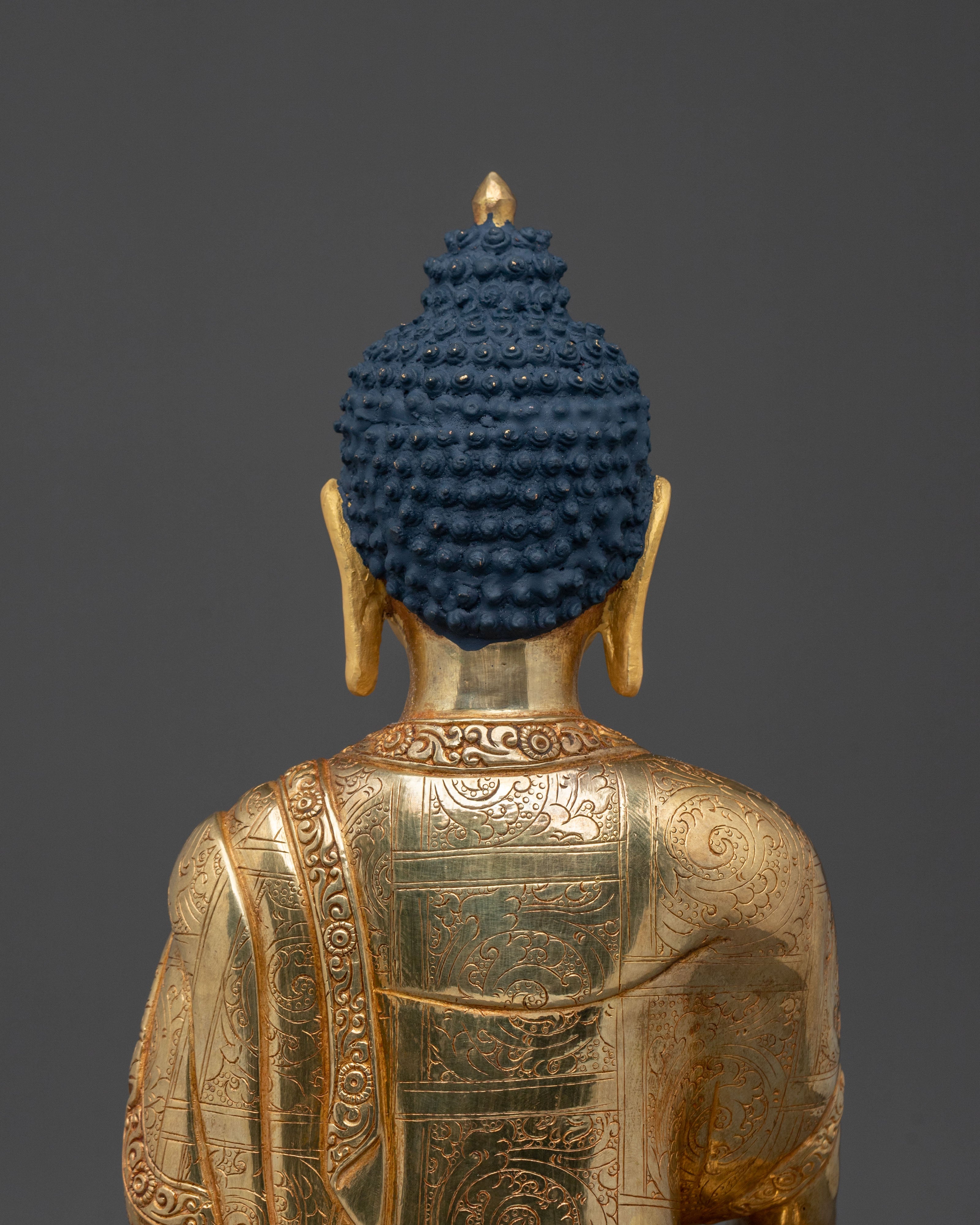Elegant Statue of Shakyamuni Buddha | Symbol of Enlightenment