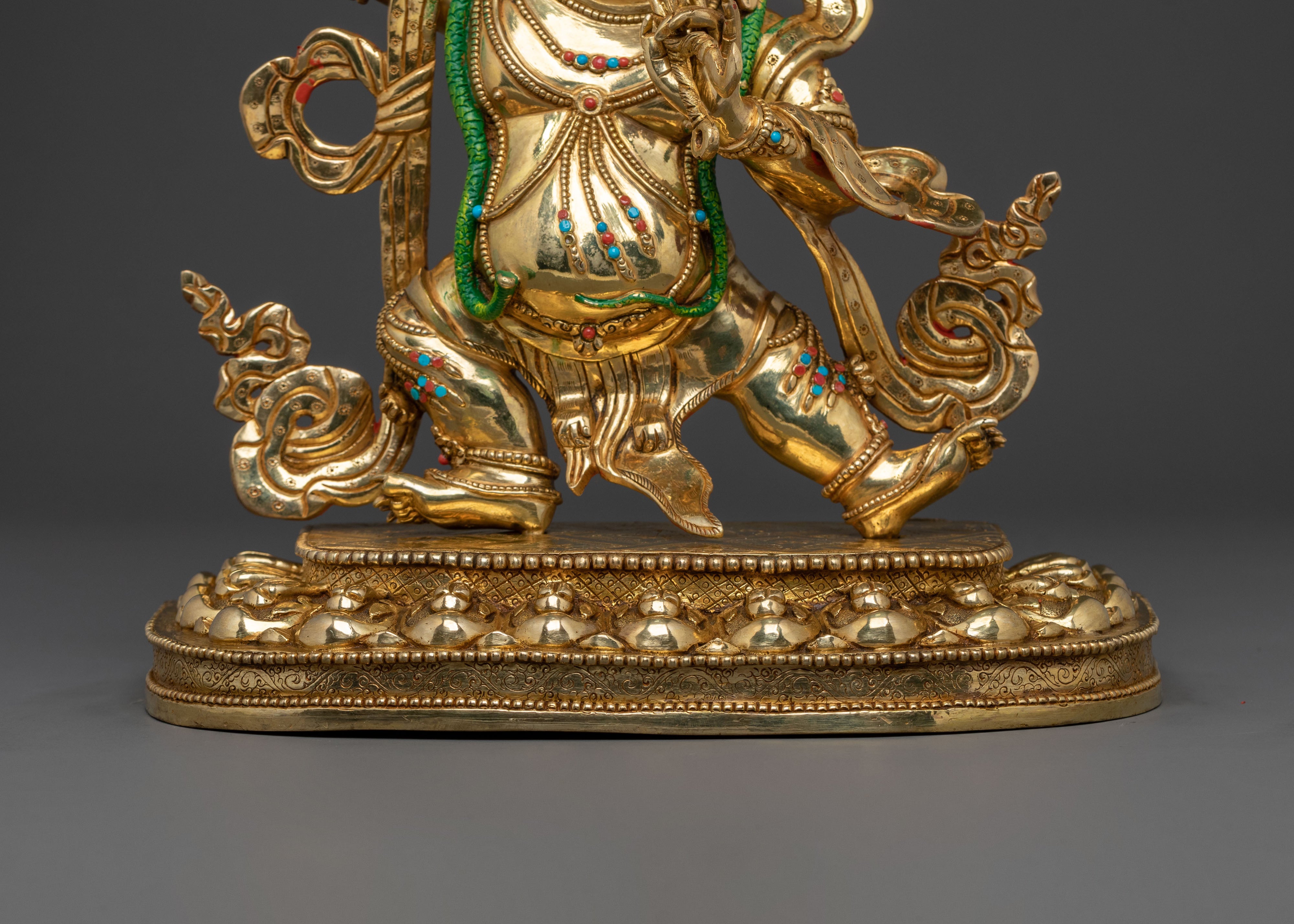 Bodhisattva Vajrapani Sacred Statue | Himalayan Buddhist Protector Sculpture
