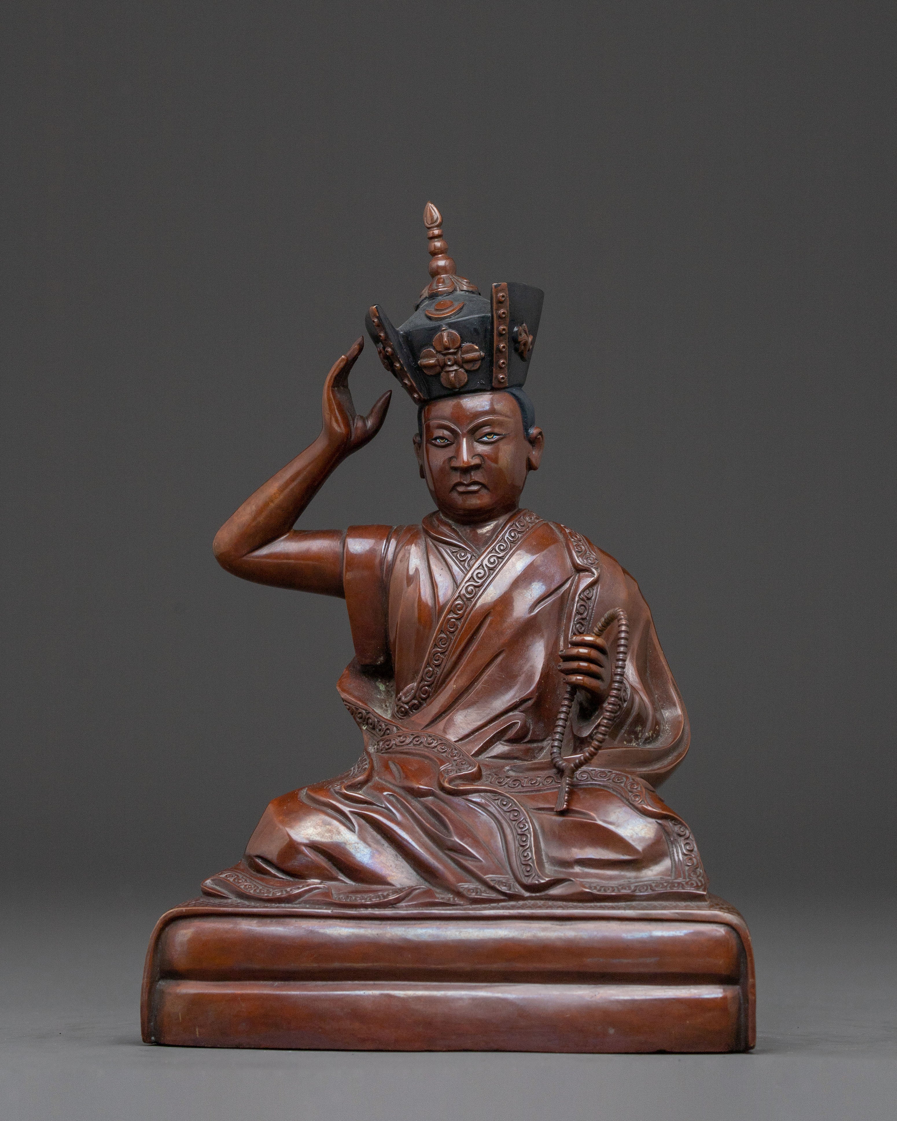 Karmapa Sacred Statue | Meditational Home Decor