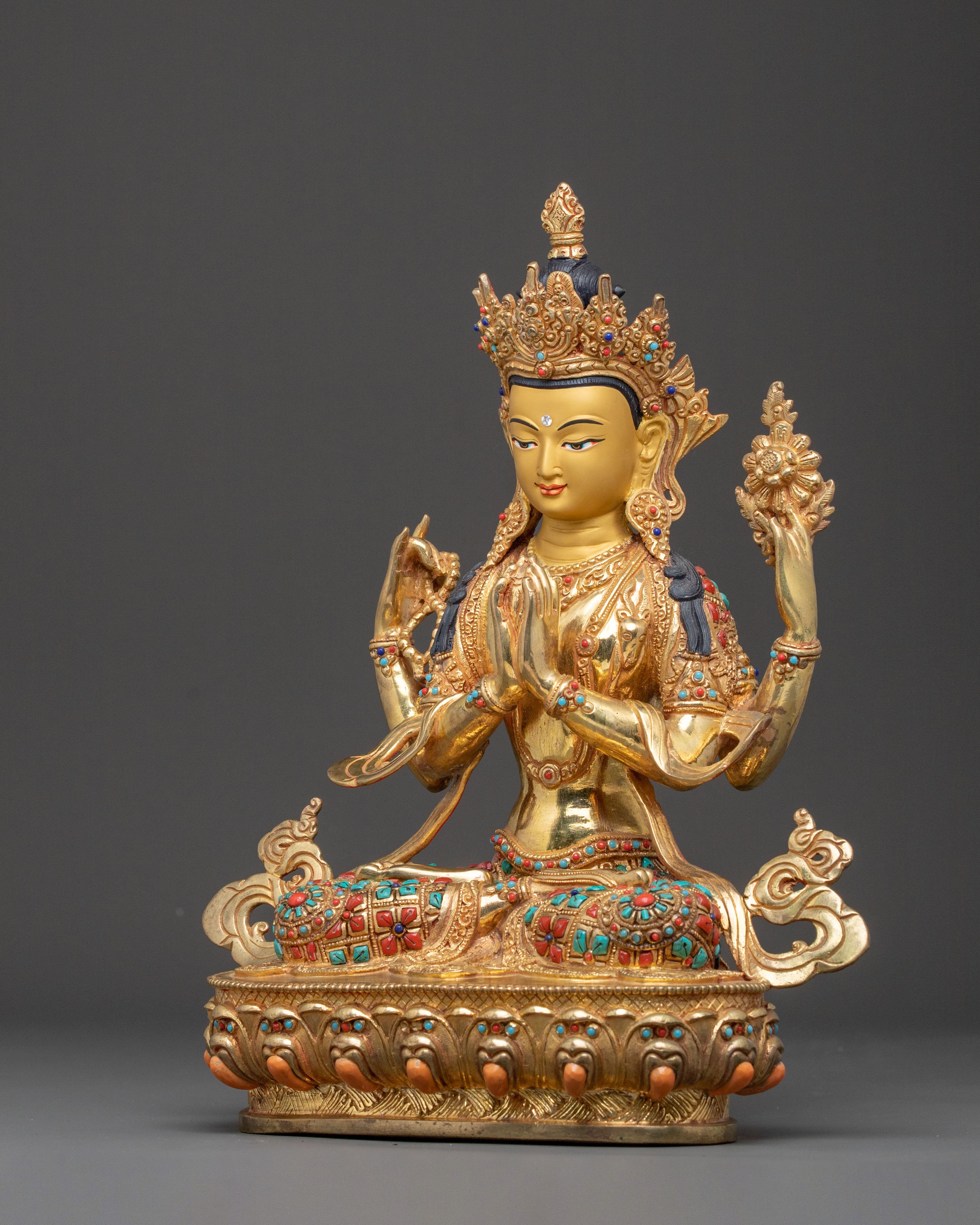 Chenrezig Statue: Idol of Compassion and Mercy