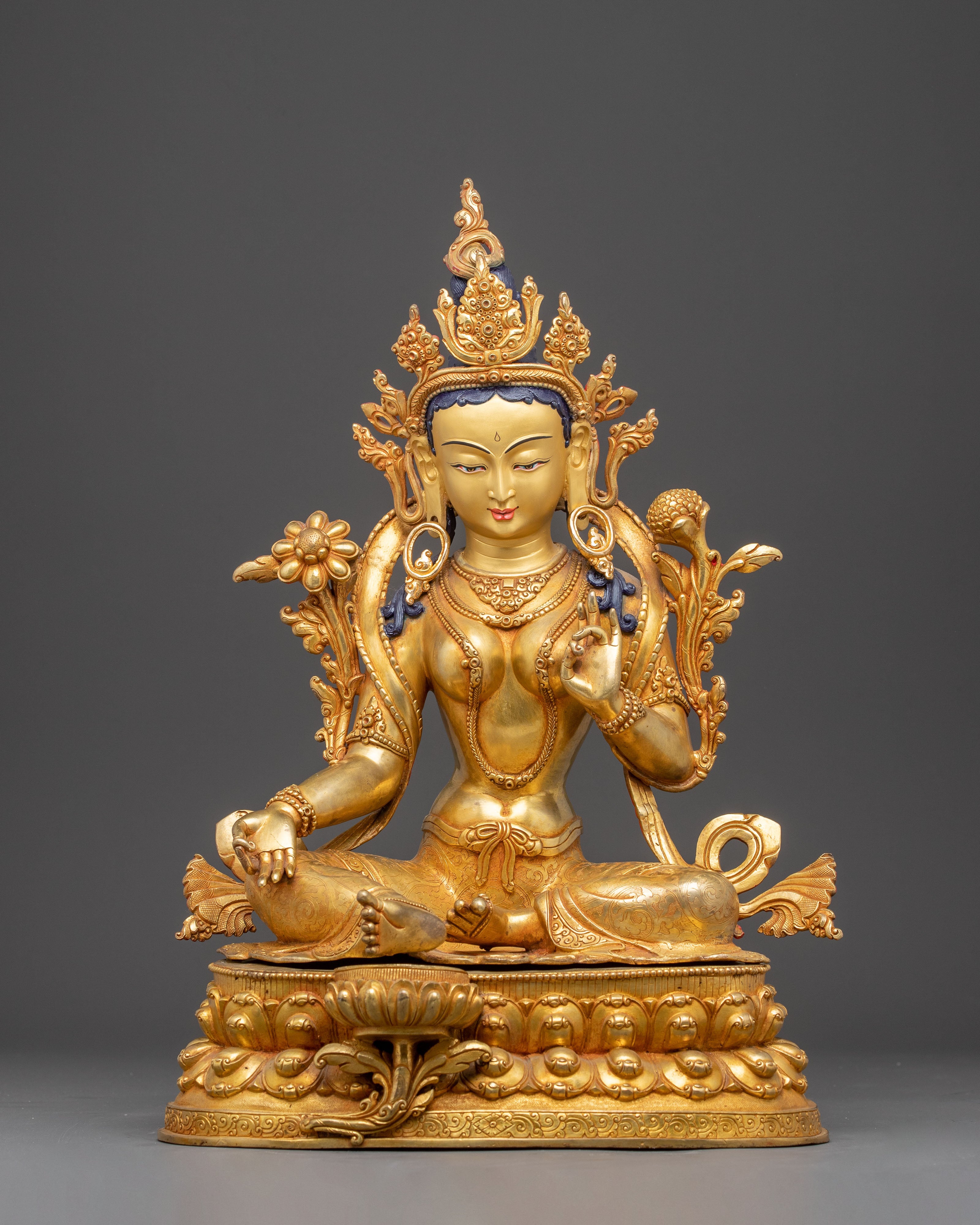 Green Tara Statue of Love and Compassion