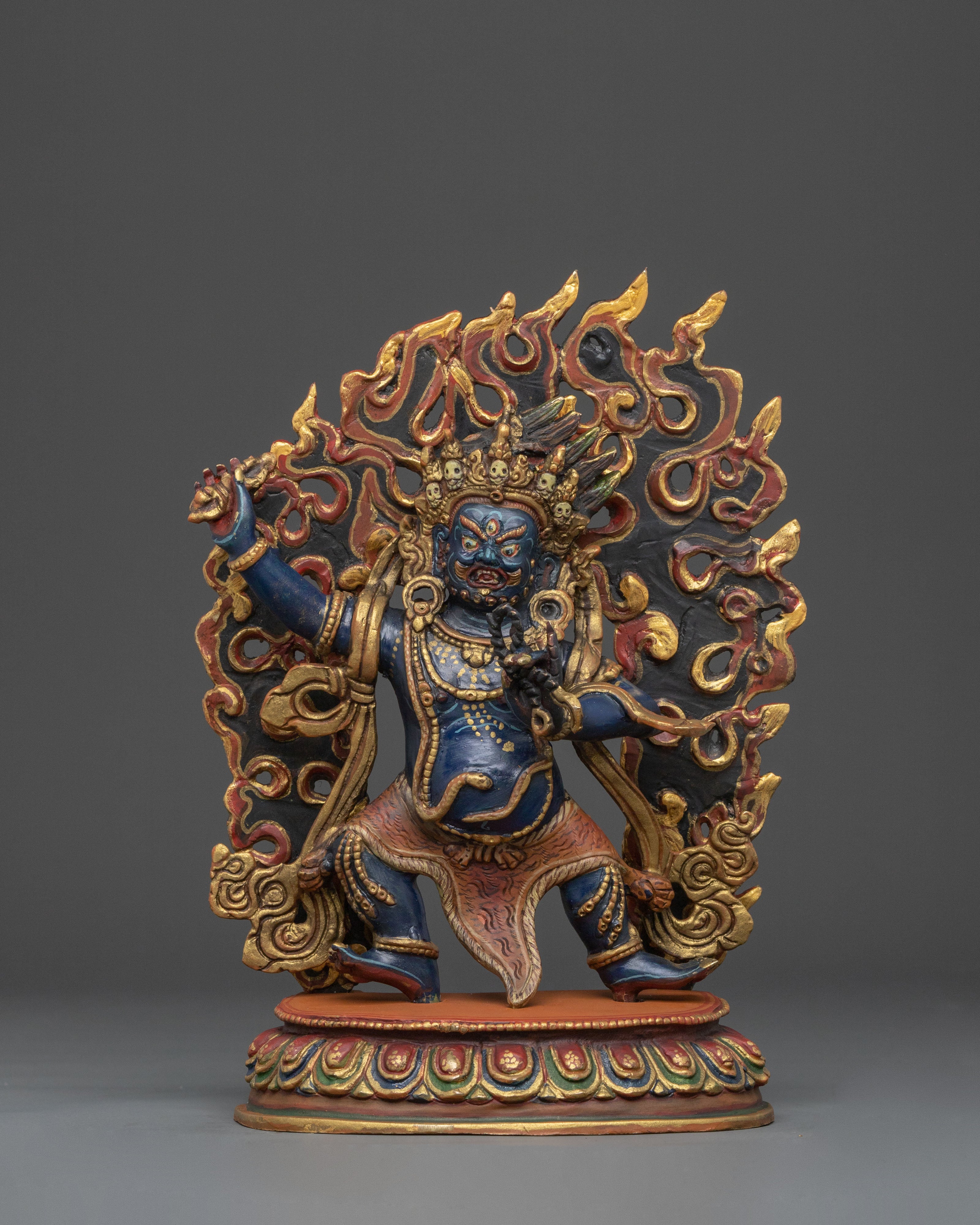 Vajrapani Sacred Protector Statue | Wrathful Guardian of Power
