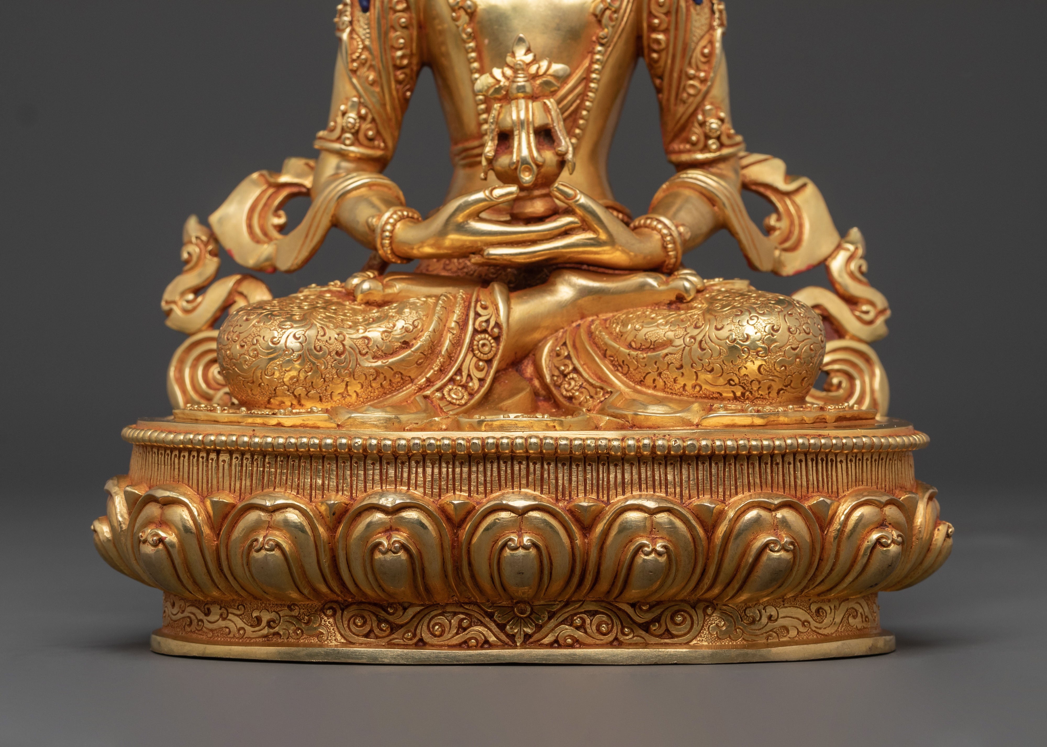 Amitayus Statue Infinite Life | 24K Gold Gilded