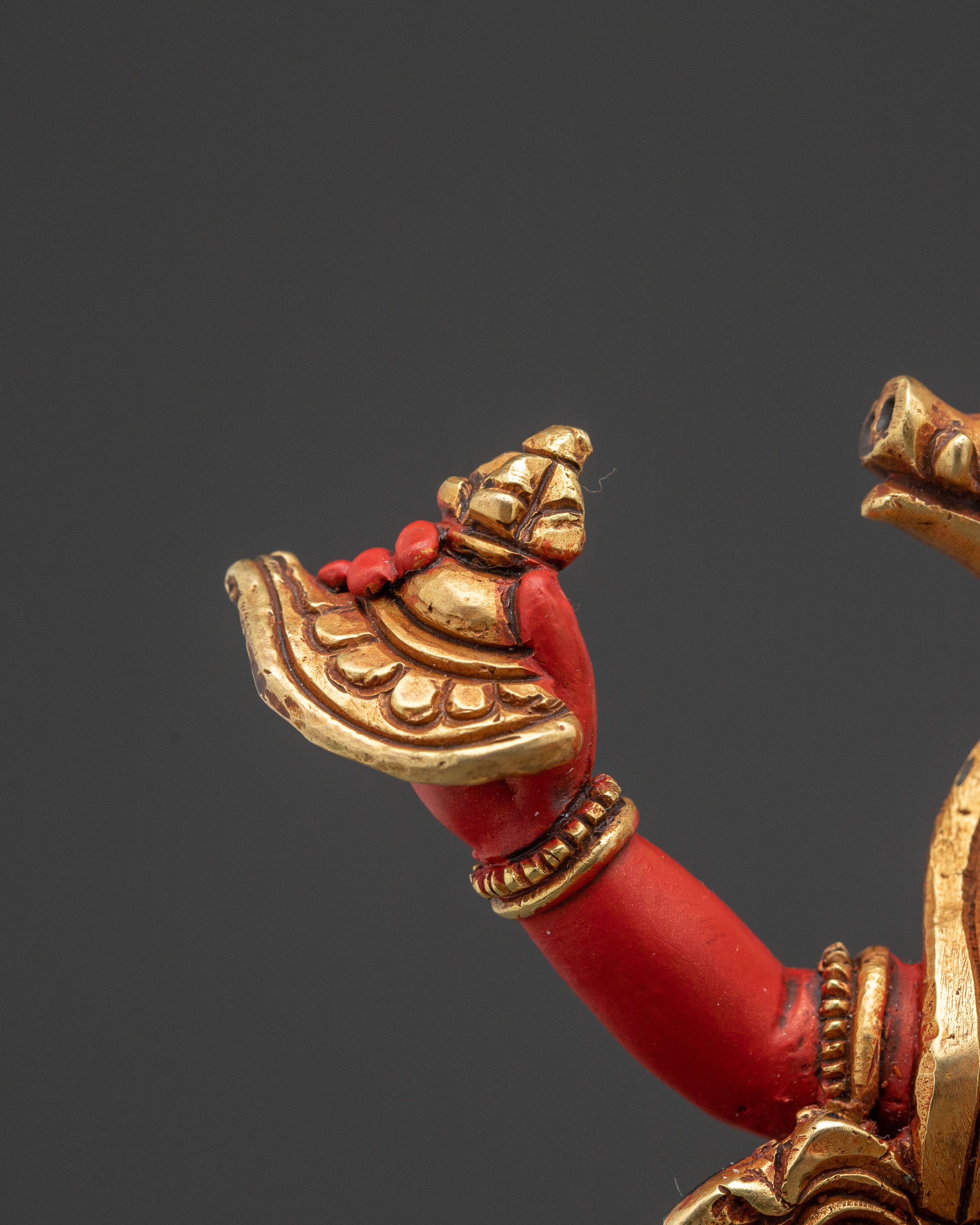 Handcrafted Droje Phagmo Statue – Gilded Copper Statue