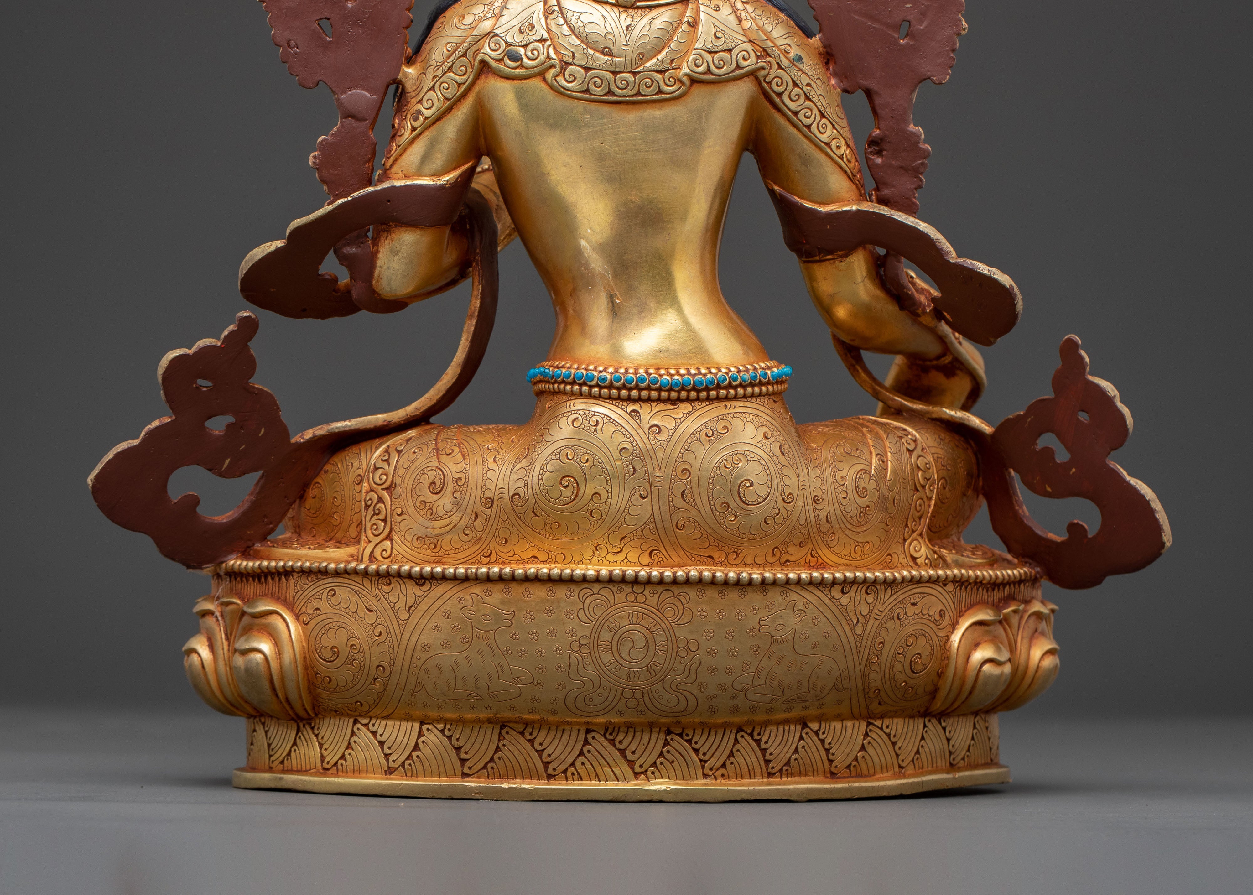 Green Tara Protector Statue | Sacred Sculpture for Spiritual Spaces