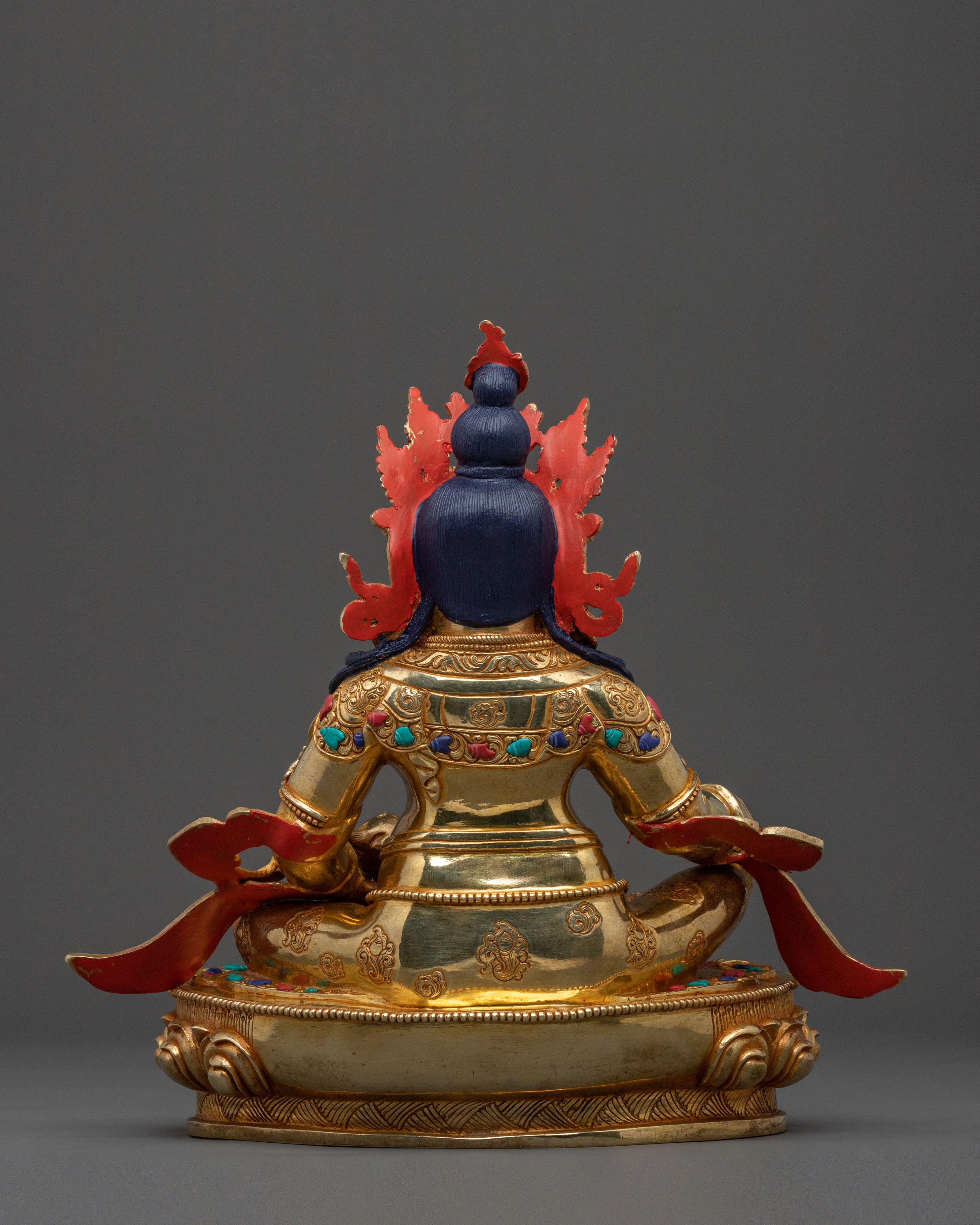 Wealth God Dzambhala Sacred Sculpture | Buddhist God of Prosperity