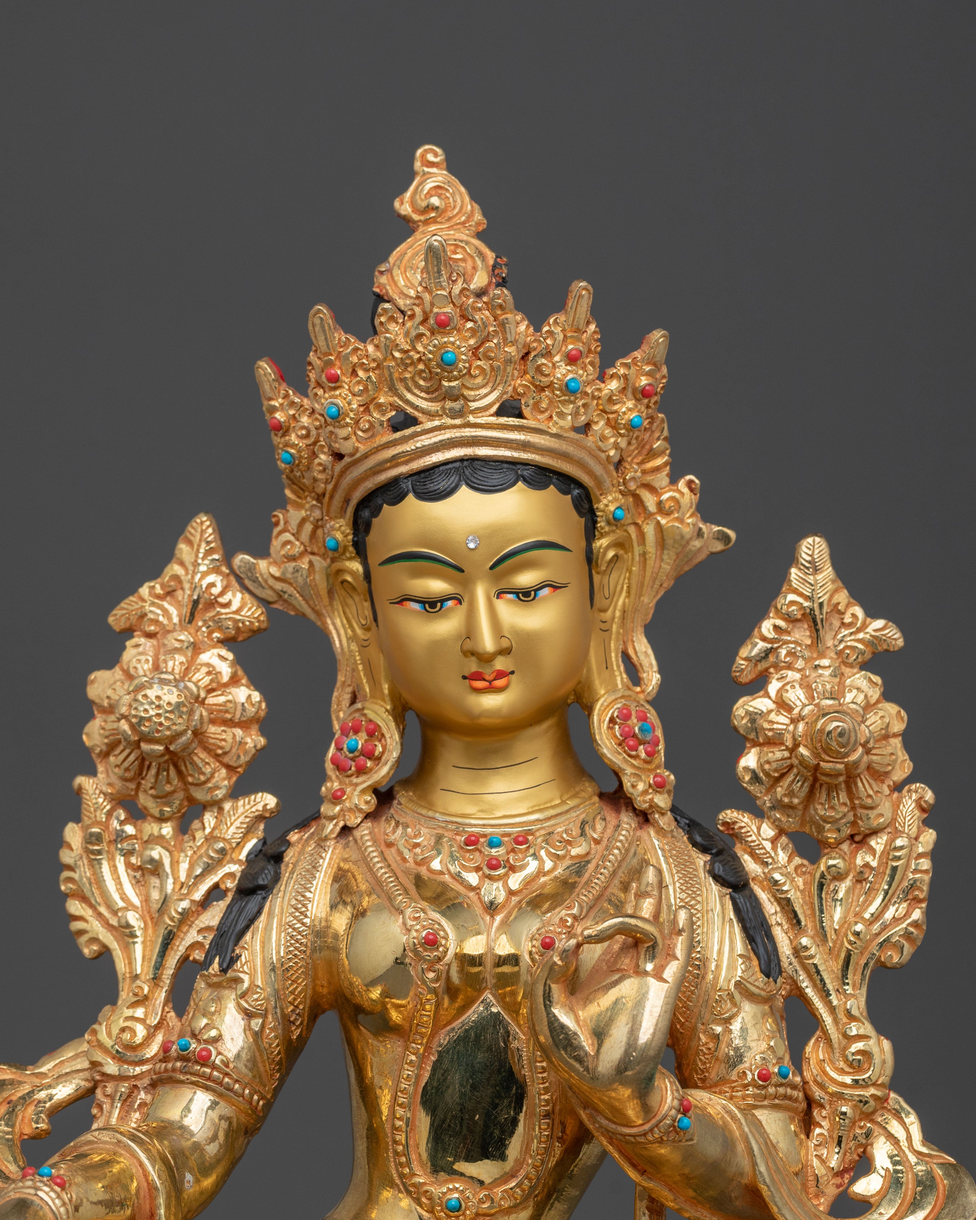 Green Tara Bodhisattva of Compassion Statue