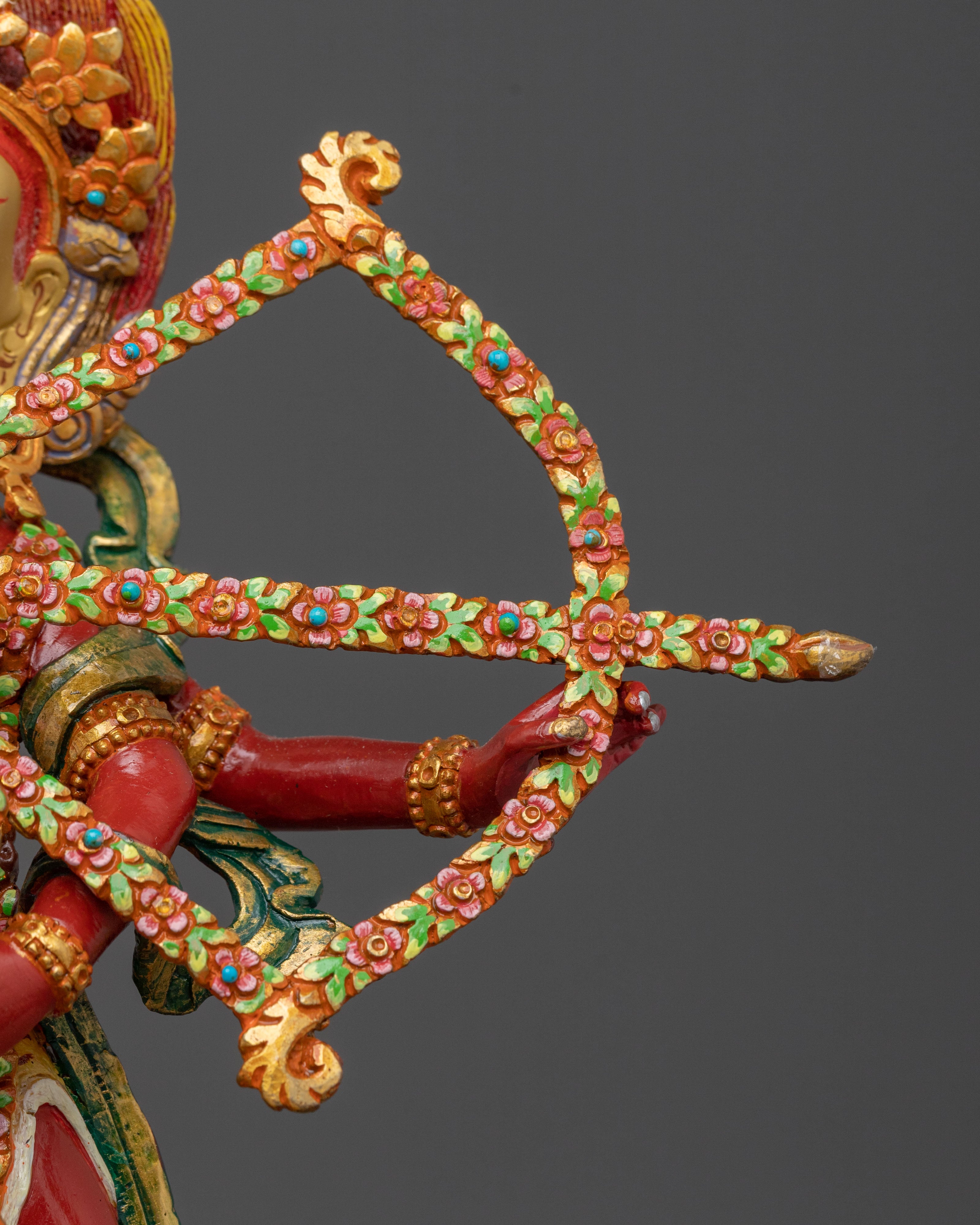 Red Tara Kurukulla Sacred Statue | Goddess of Magnetizing Power