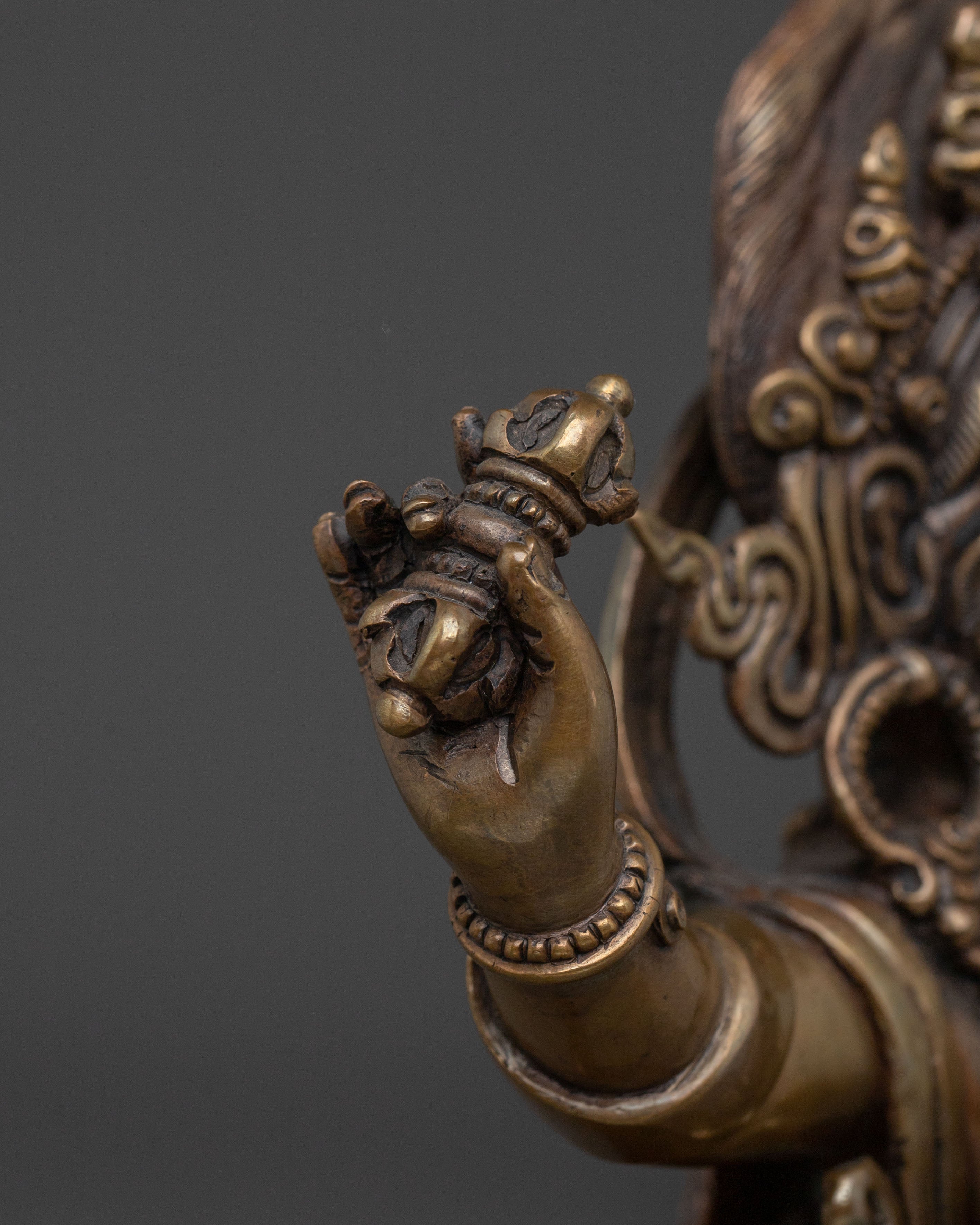 Vajrapani Antique Bronze Statue | Buddhist Protector Sculpture