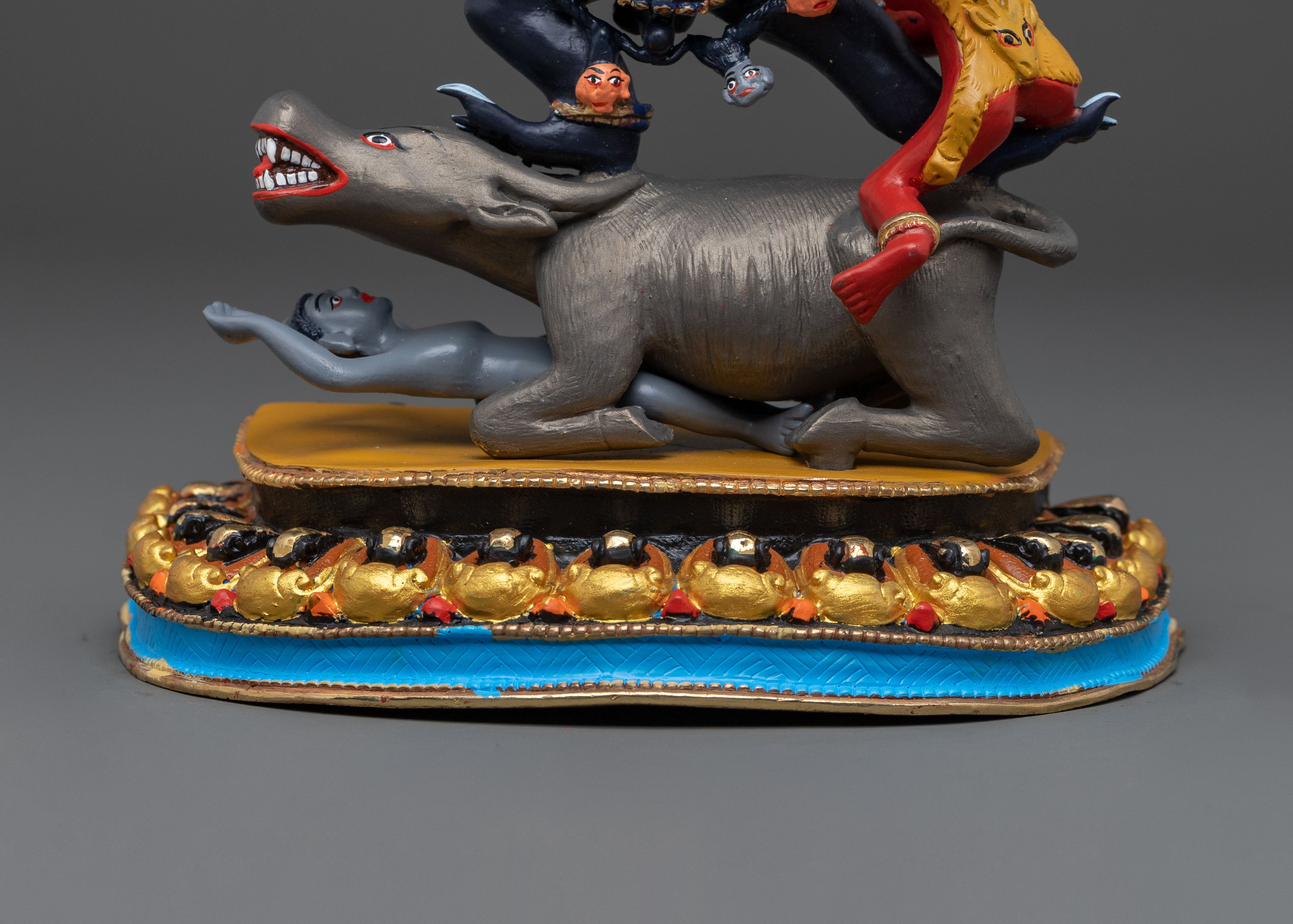 Yama Dharmaraja Wrathful Deity Statue for Altar & Meditation