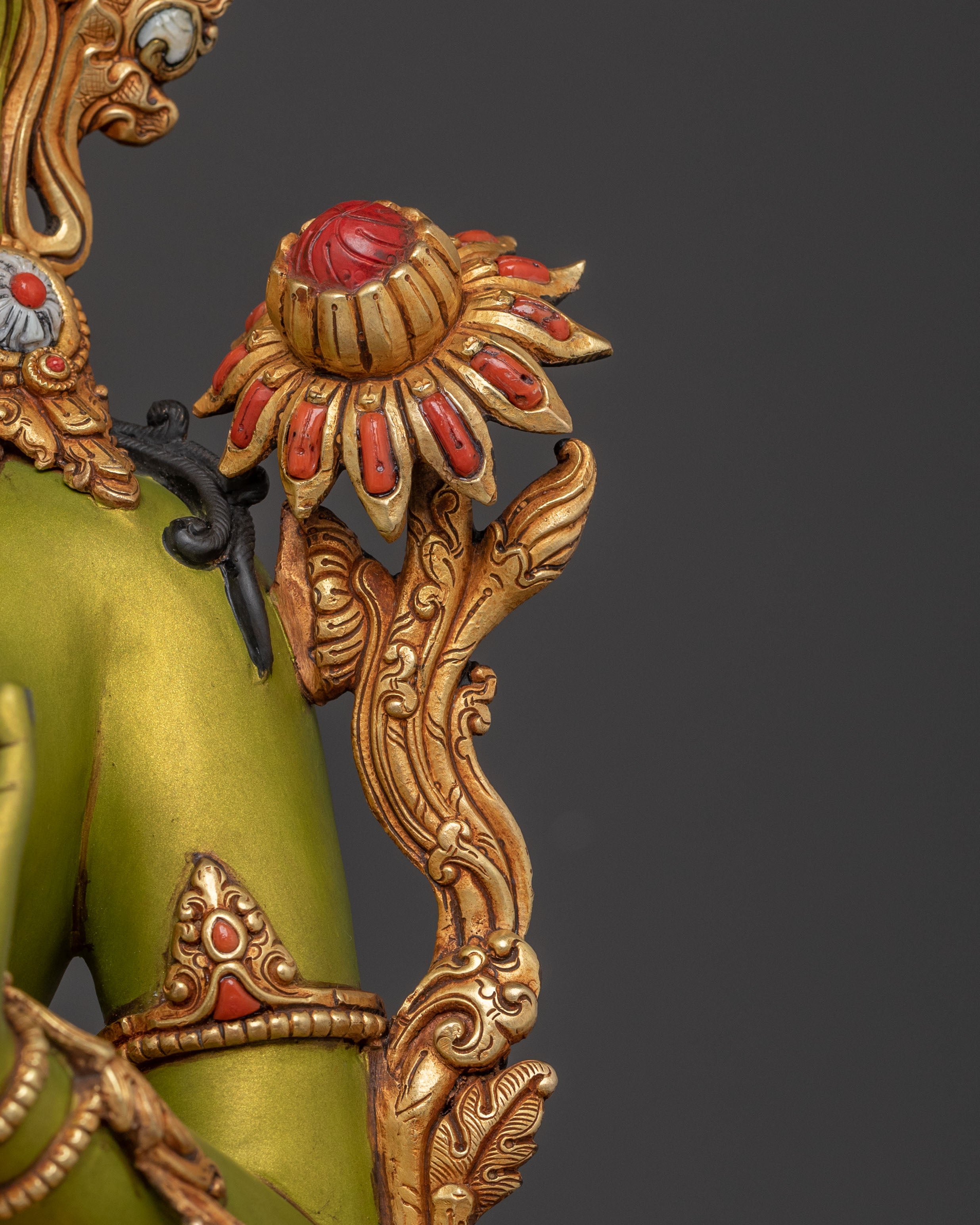 Magnificence Green Tara Sculpture | Swift Compassion