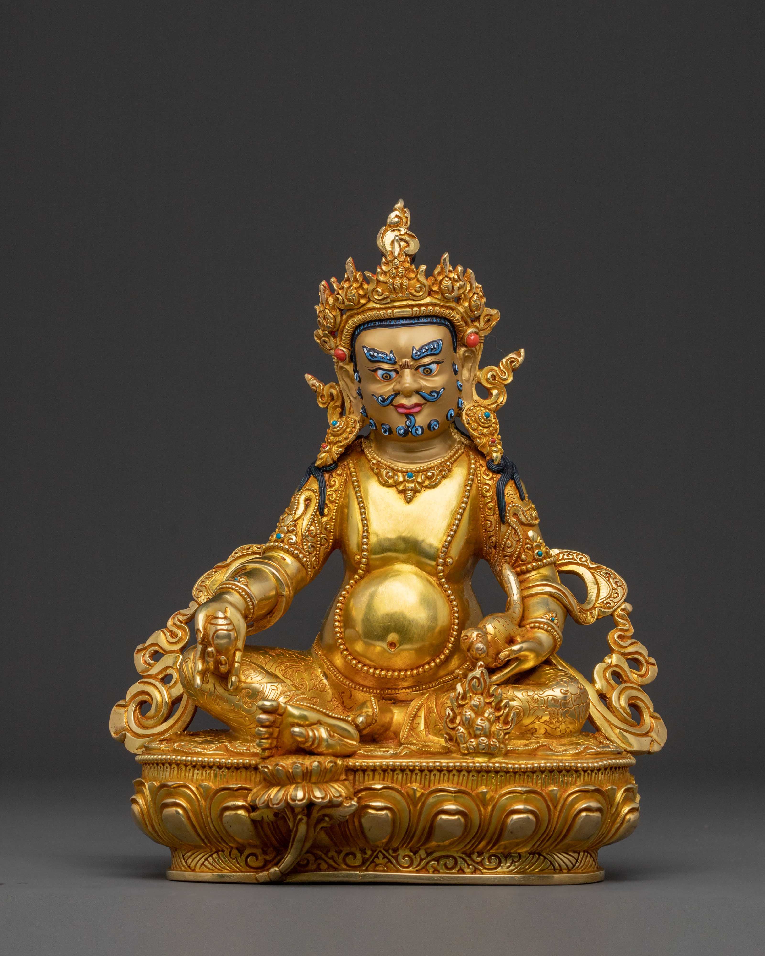 Sacred Statue of Lord Dzambhala | Guardian of Wealth