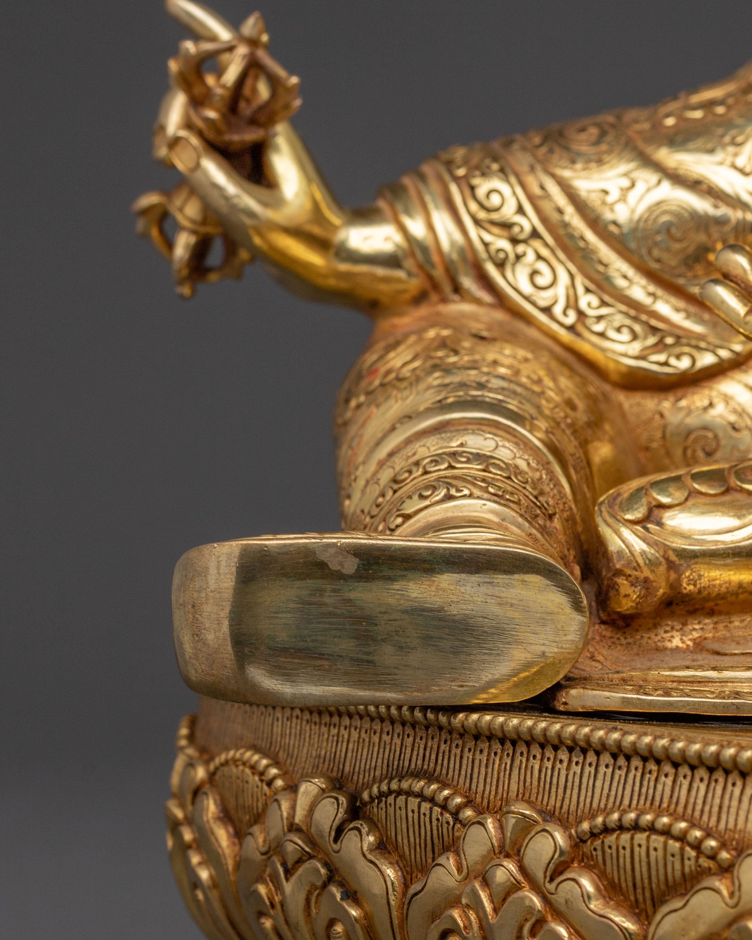 Blessing Statue of Guru Rinpoche - Handcrafted Masterpiece