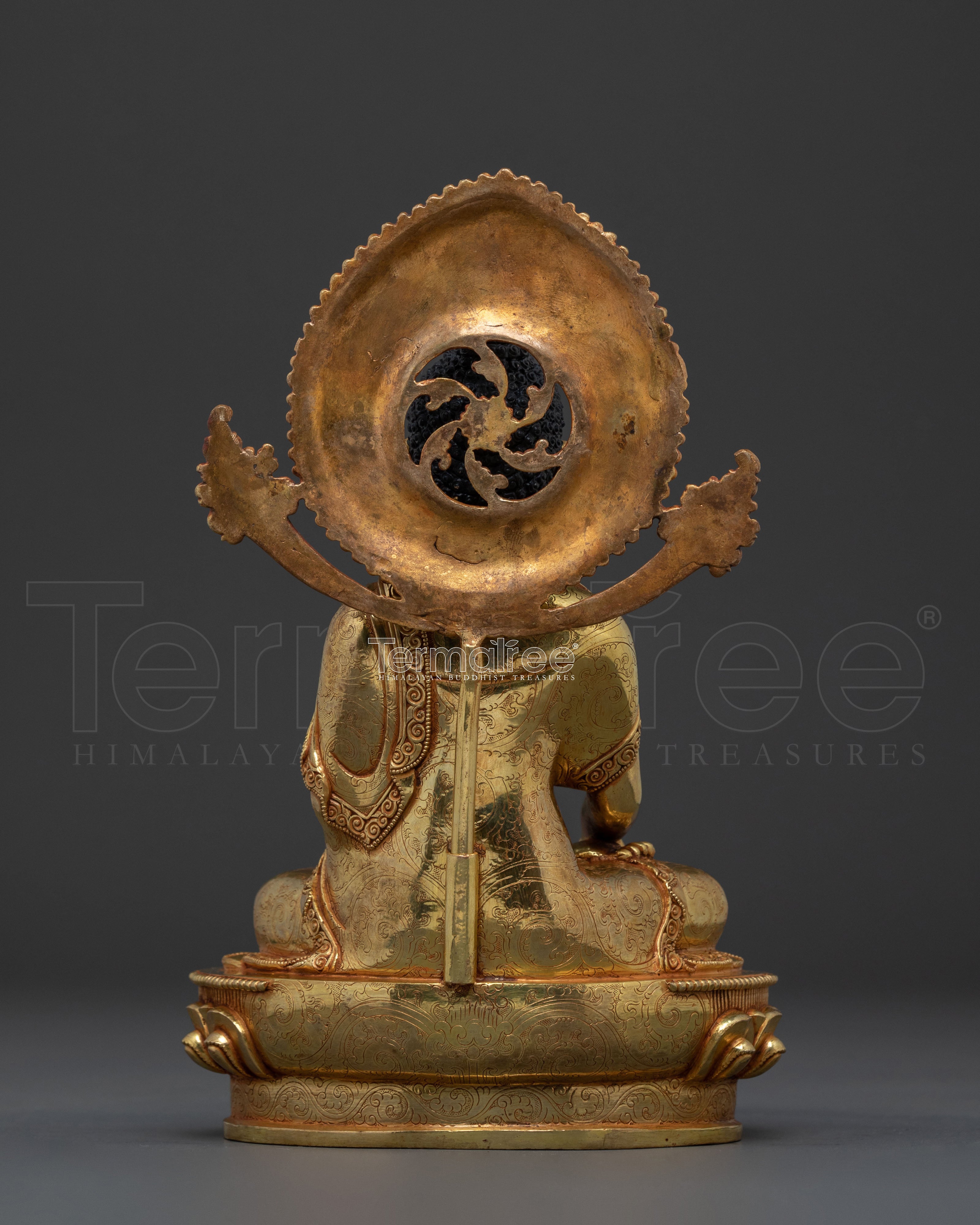 Shakyamuni Buddha Spiritual Altar Statue – Handcrafted & Gold Gilded