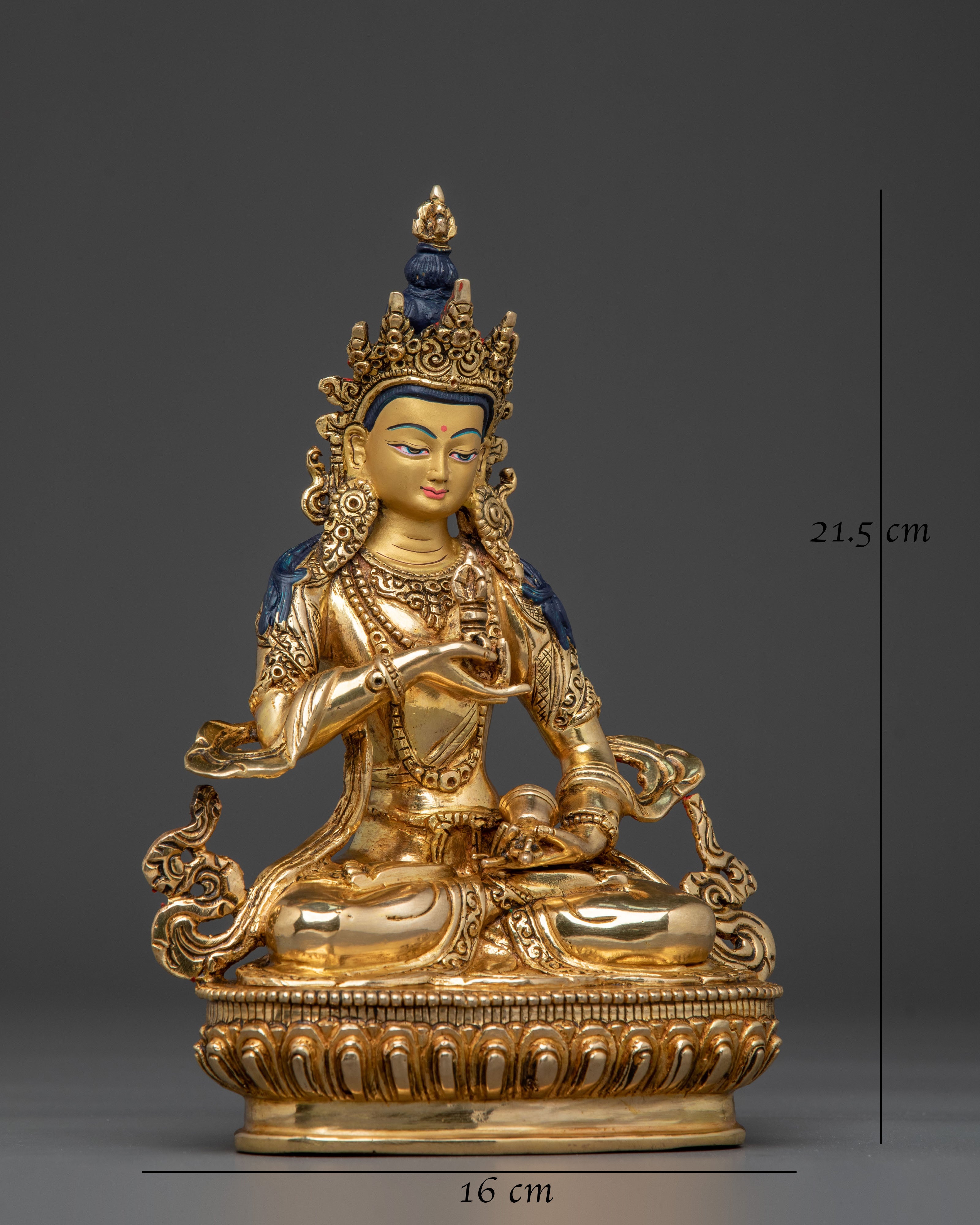 Tibetan Vajrasattva Sacred Statue | Tibetan Buddhist Altar Decor