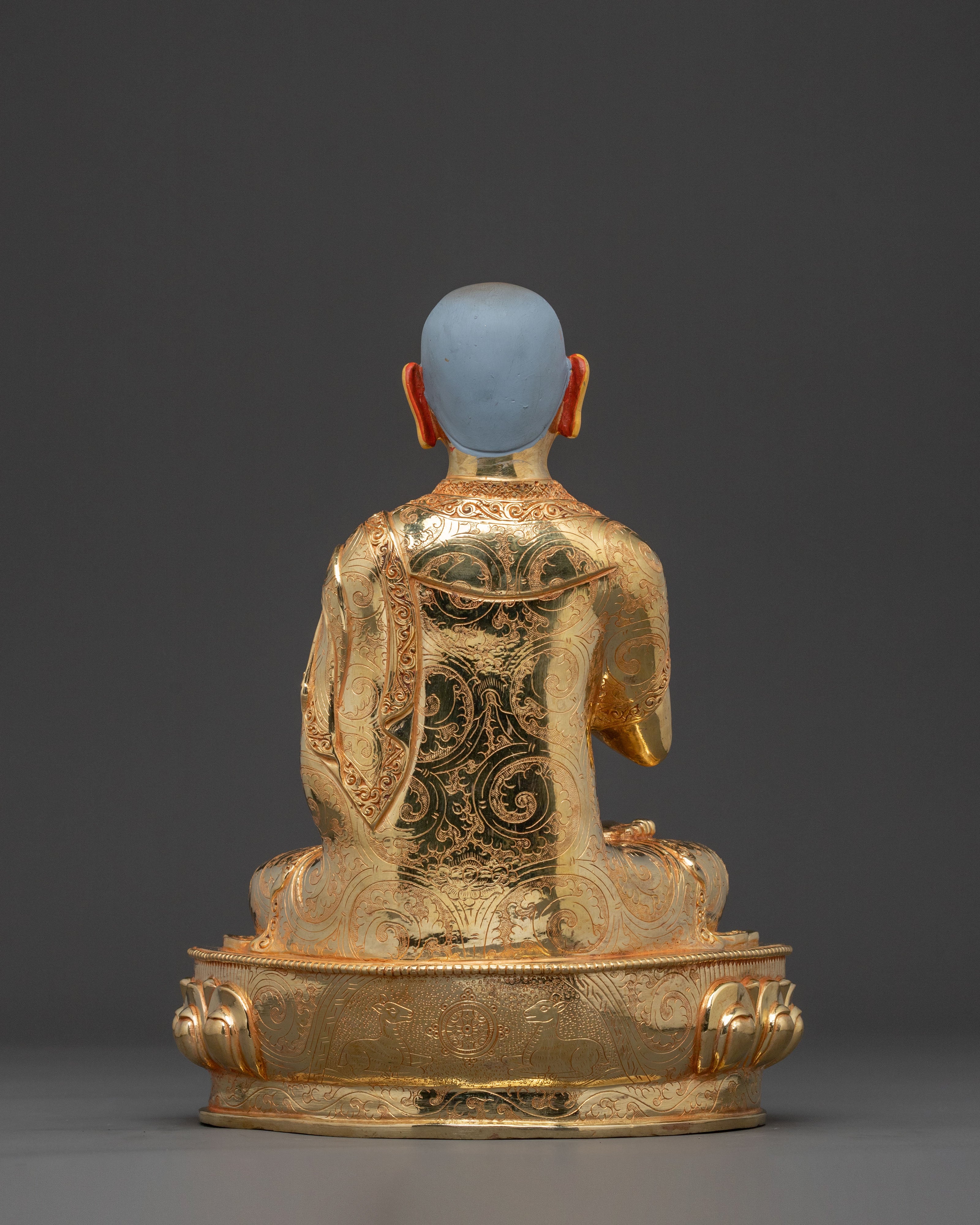 Disciples of Tsongkhapa Lineage Statue | 24k Gold Glided