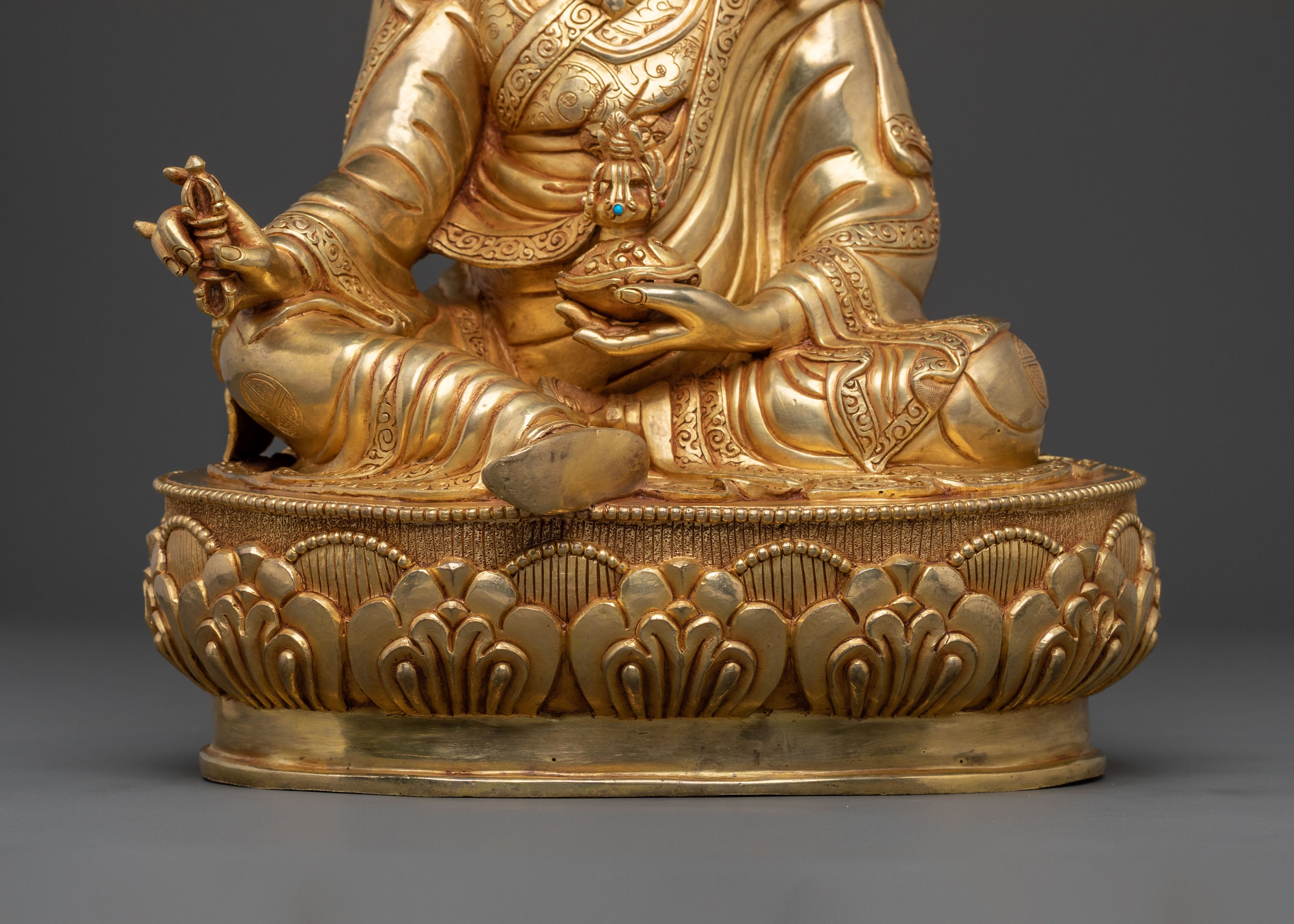 Guru Rinpoche Statue | Handcrafted Buddhist Master