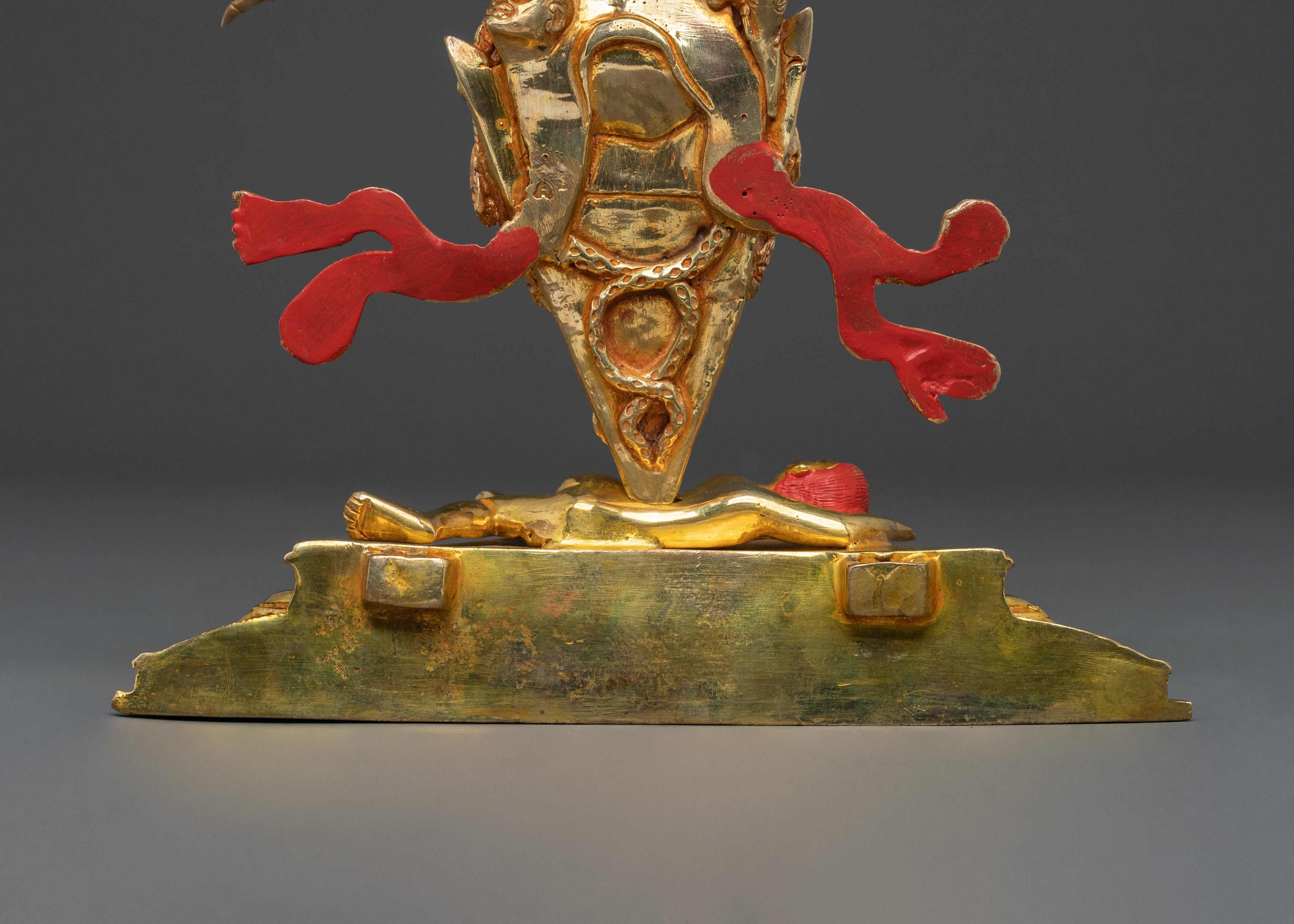 Traditional Vajrakilaya Statue | Wrathful Tantric Deity of Transformation