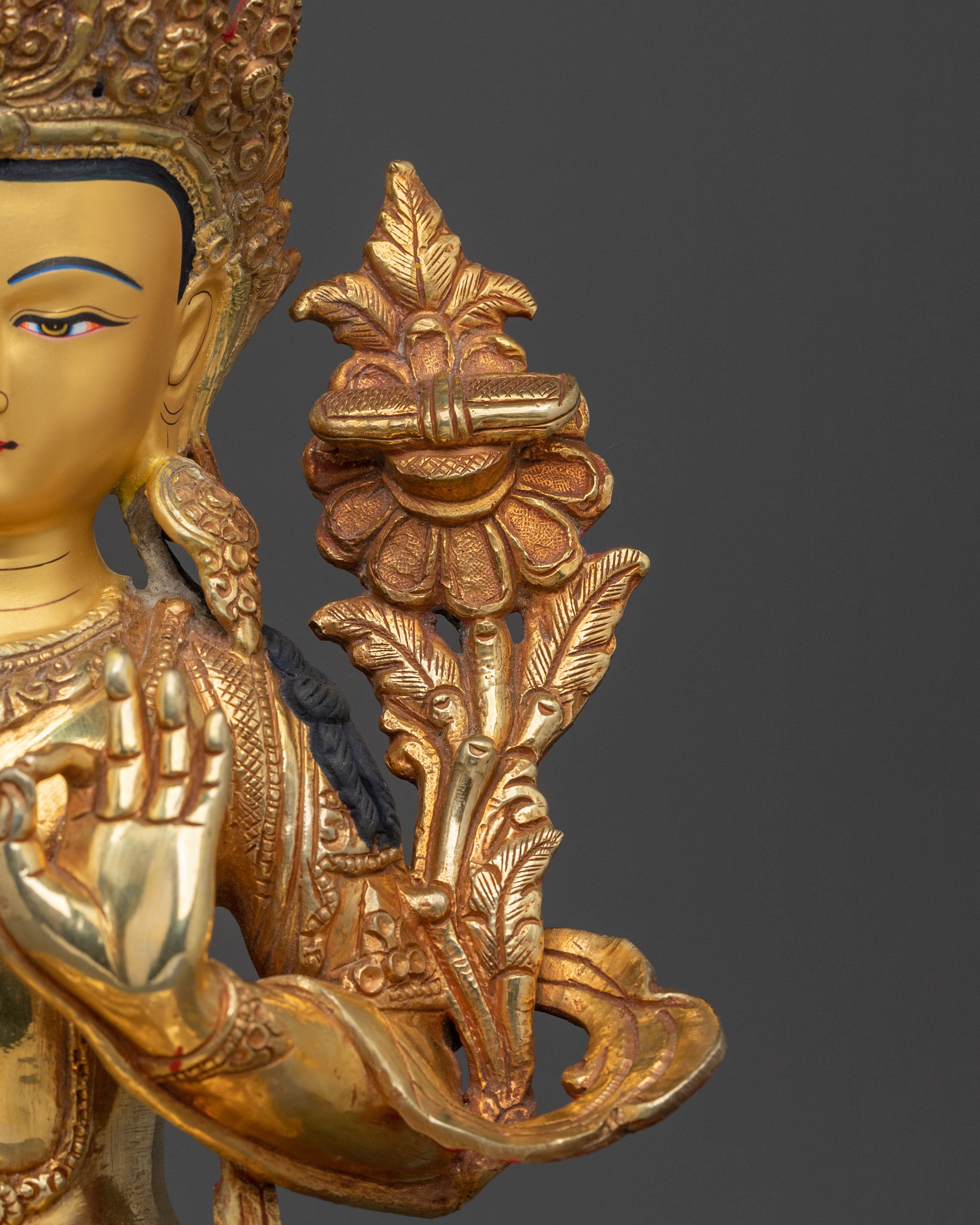 Handcrafted Manjushri Spiritual Statue | Radiant Wisdom