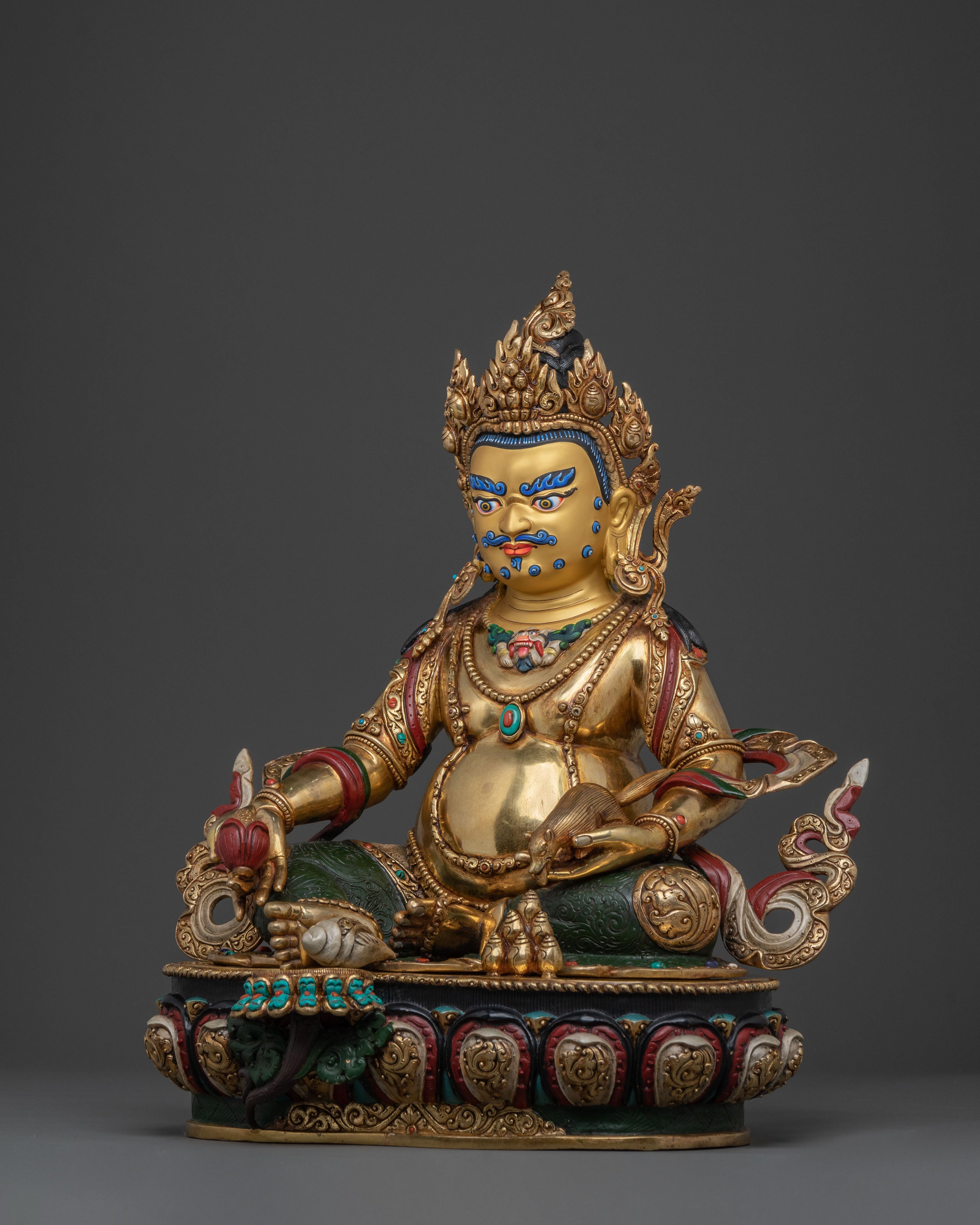 Dzambhala Statue: Buddhist Deity of Prosperity