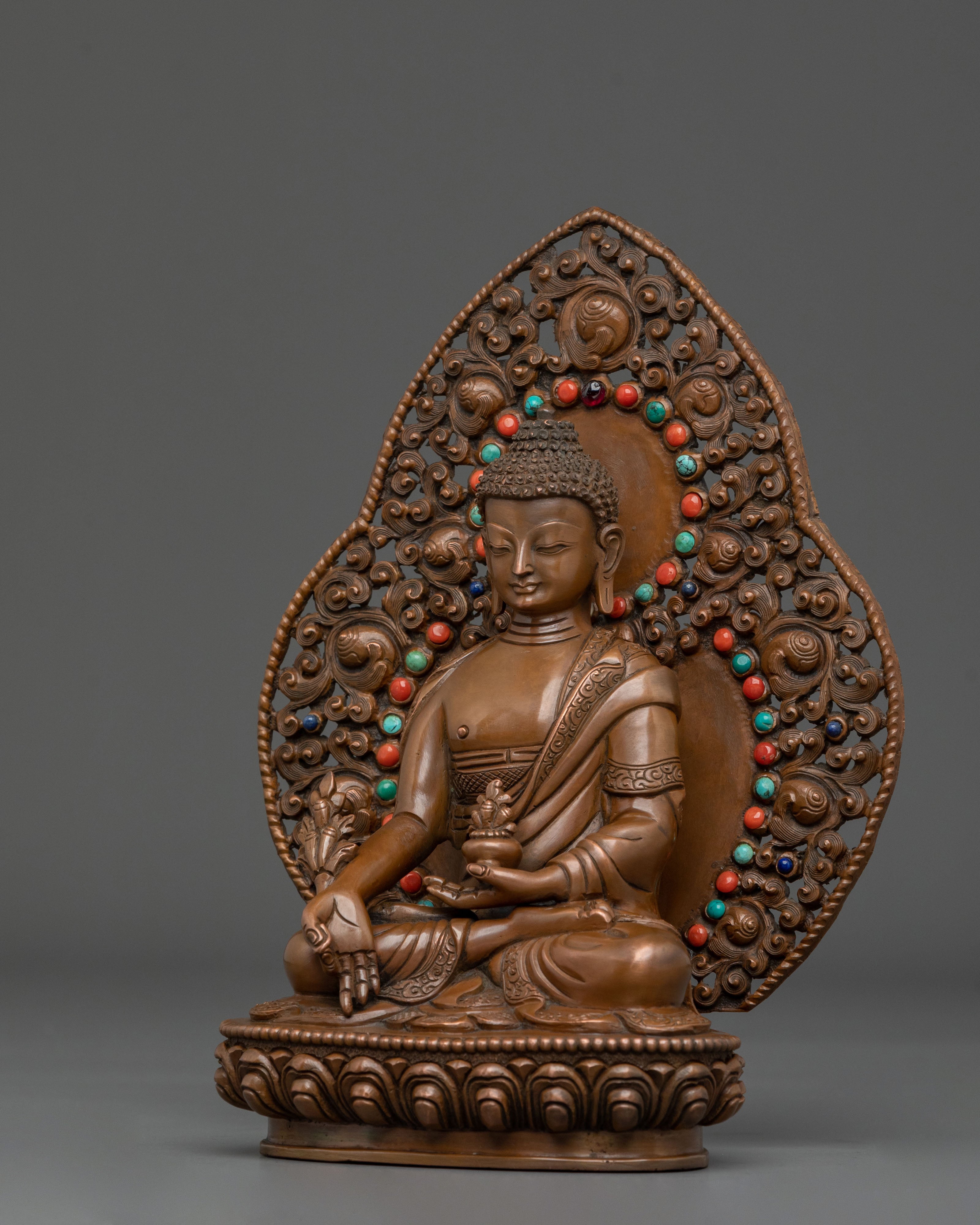Medicine Buddha Figurine of Healing Light | Buddhist Shrine