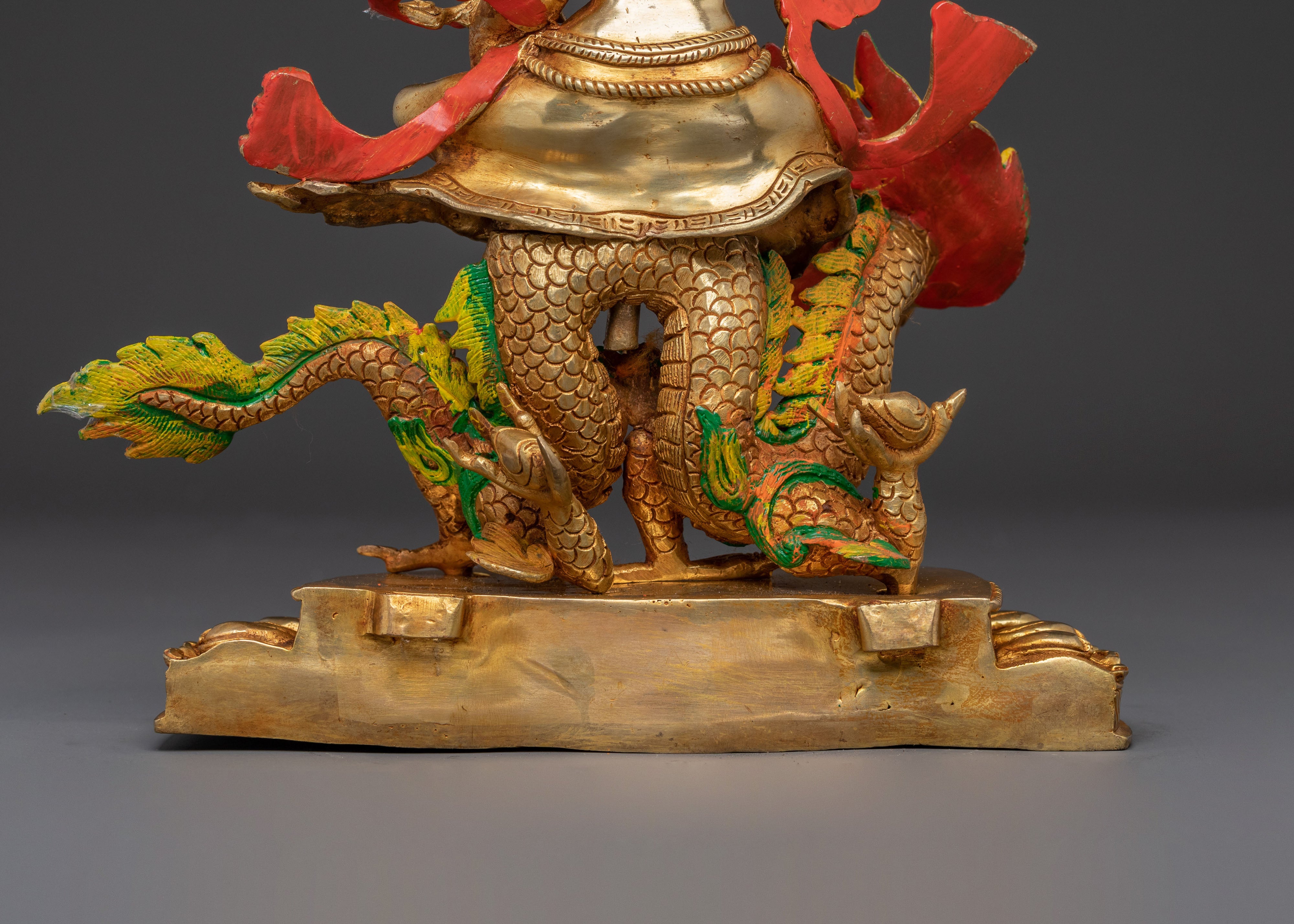 White Dzambhala Altar Statue — Spiritual Art