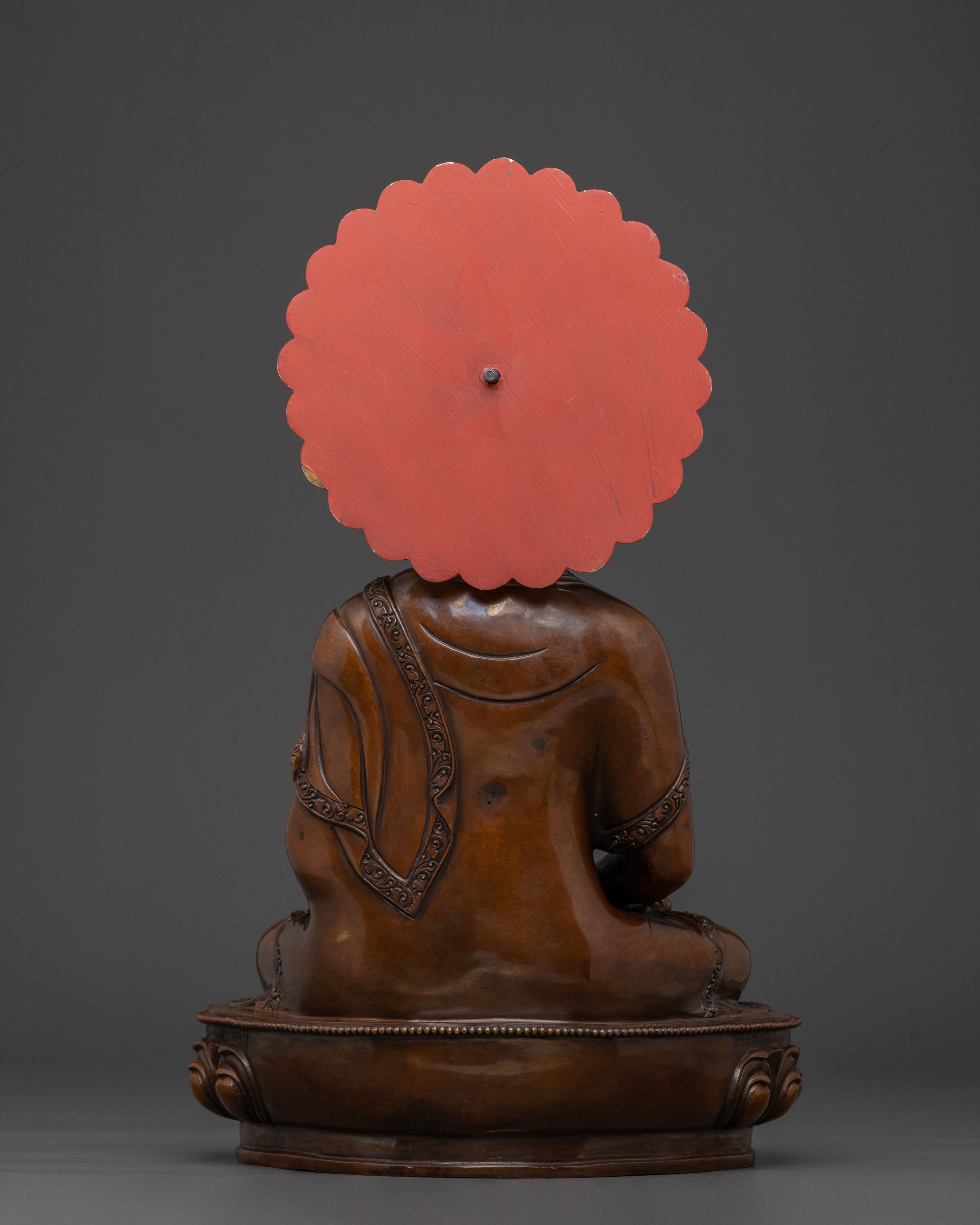 Guardian Amitabha Buddha Statue | Oxidized Copper Body