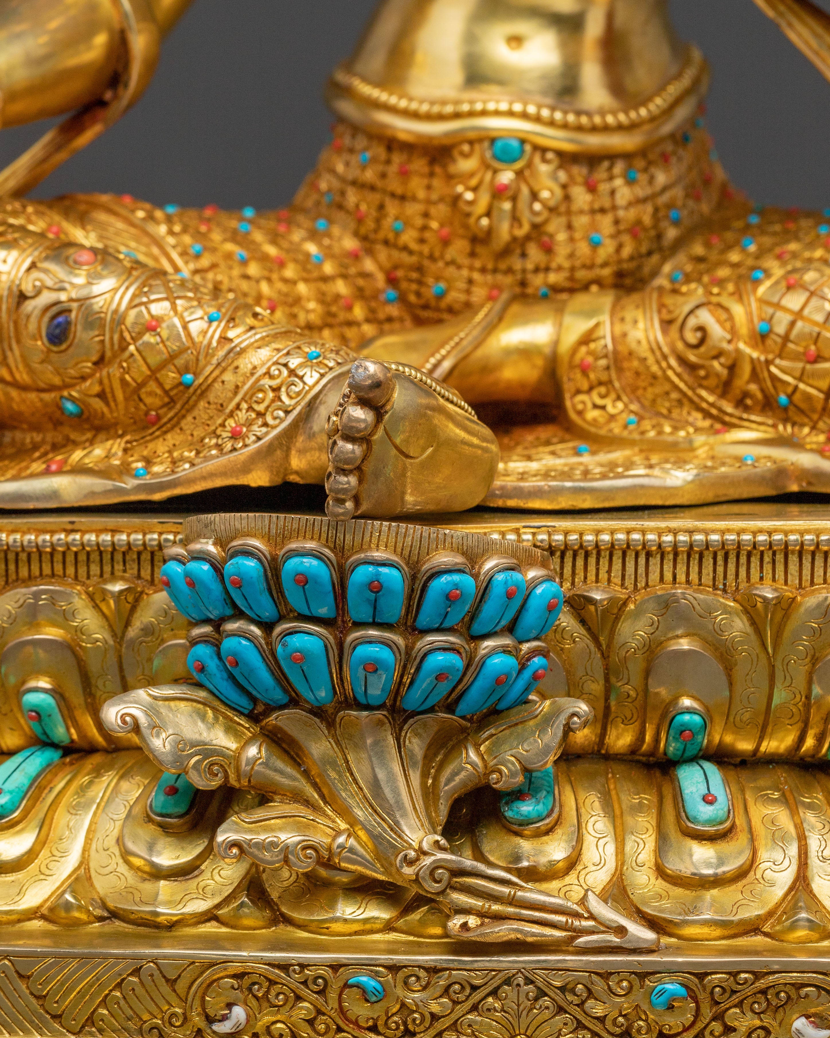 24K Gold Gilded Green Tara Statue | Liberator Figure