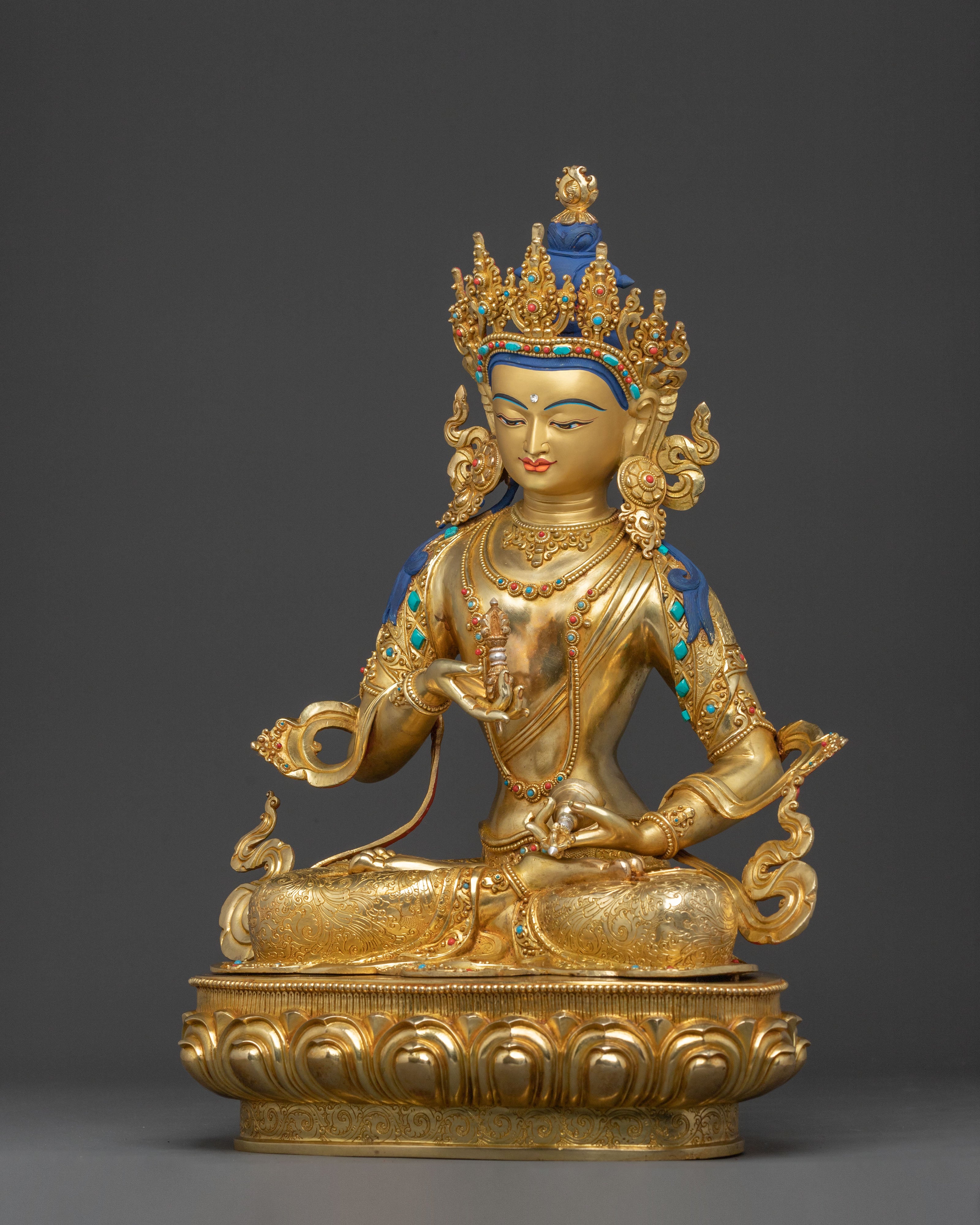 Vajrasattva Golden Statue | Purification Tantric
