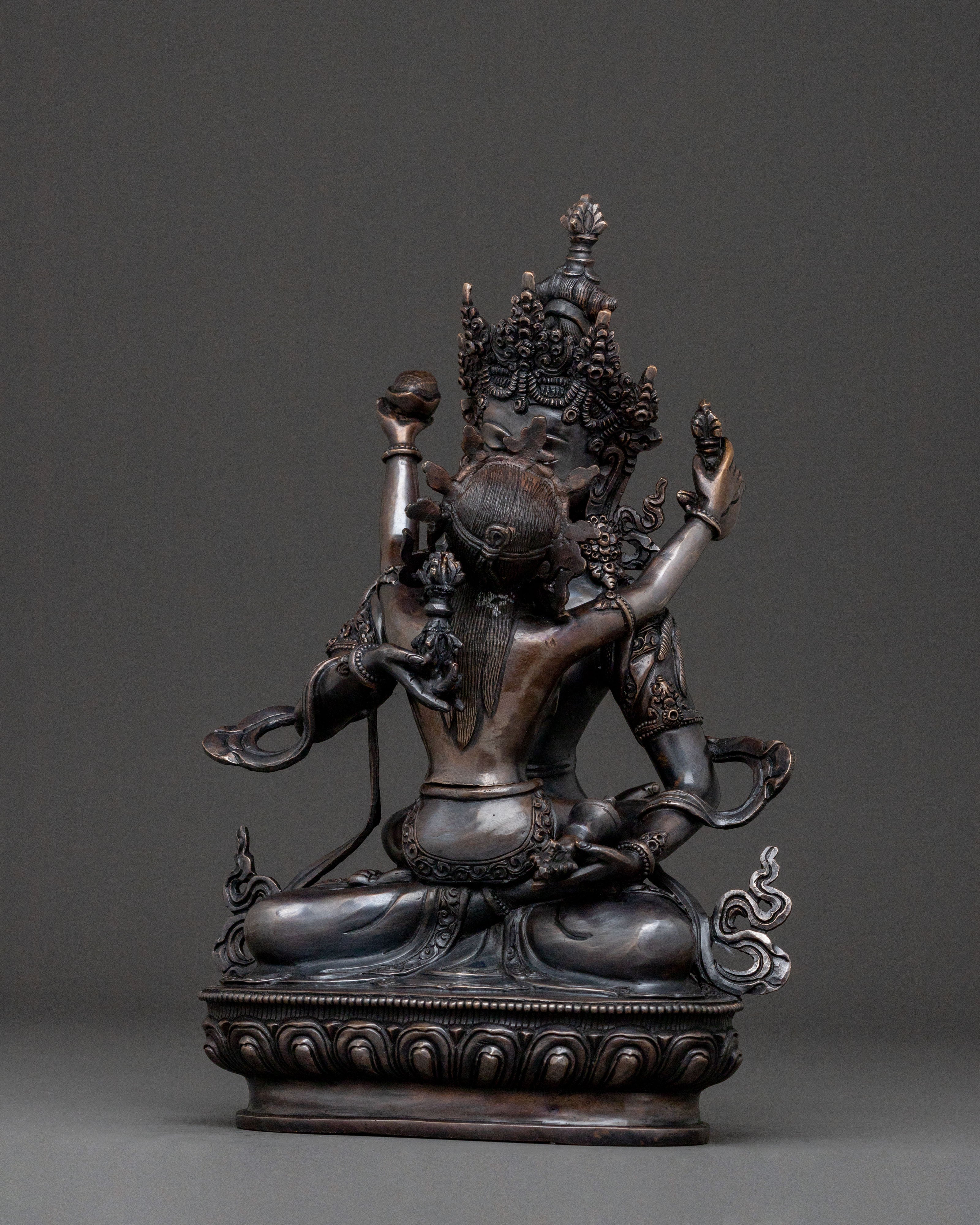 Vajrasattva with Vajragarvi Statue | Spiritual Figures