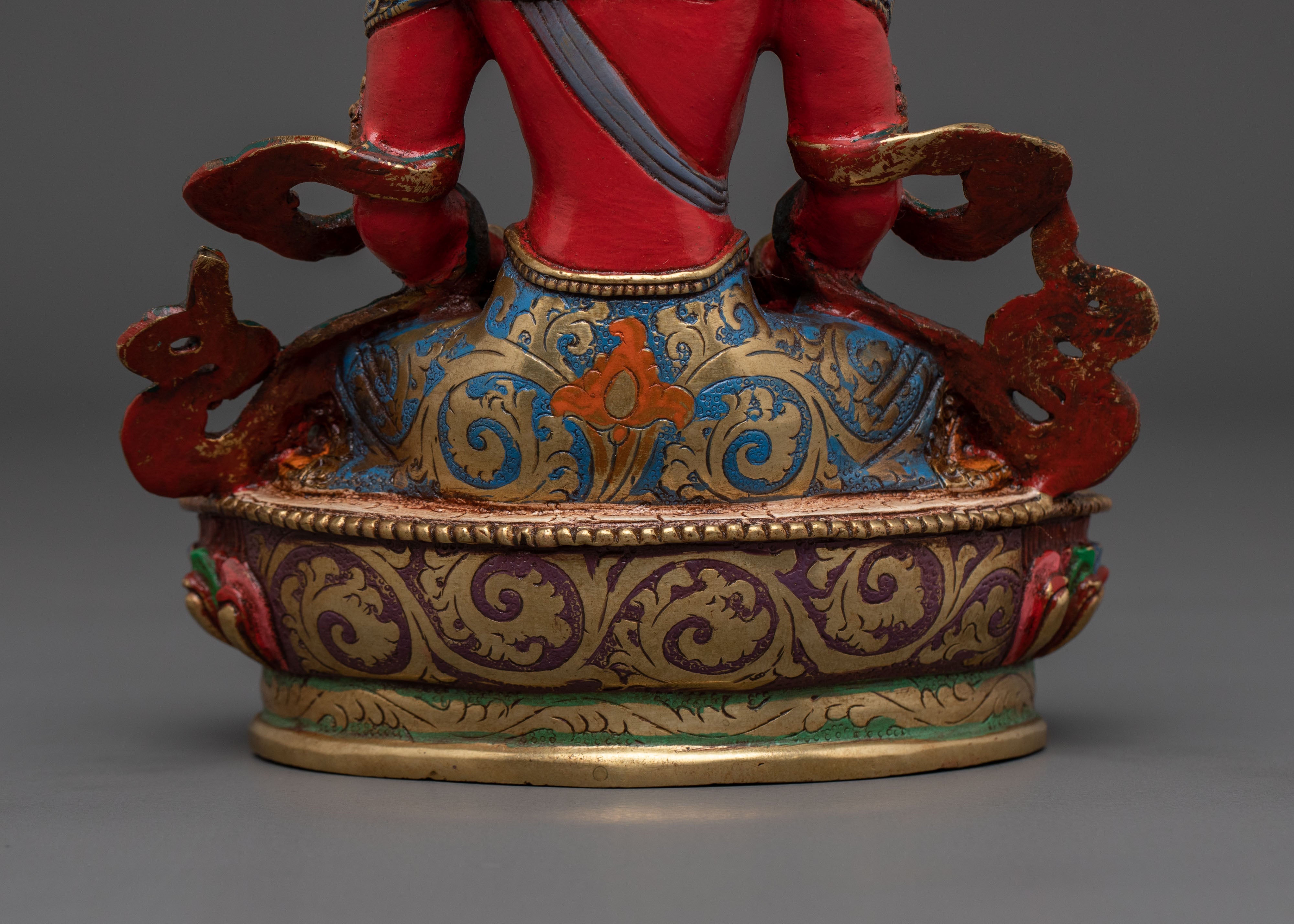 Amitayus Buddha Statue | Handmade Nepal Sacred Altar Decor