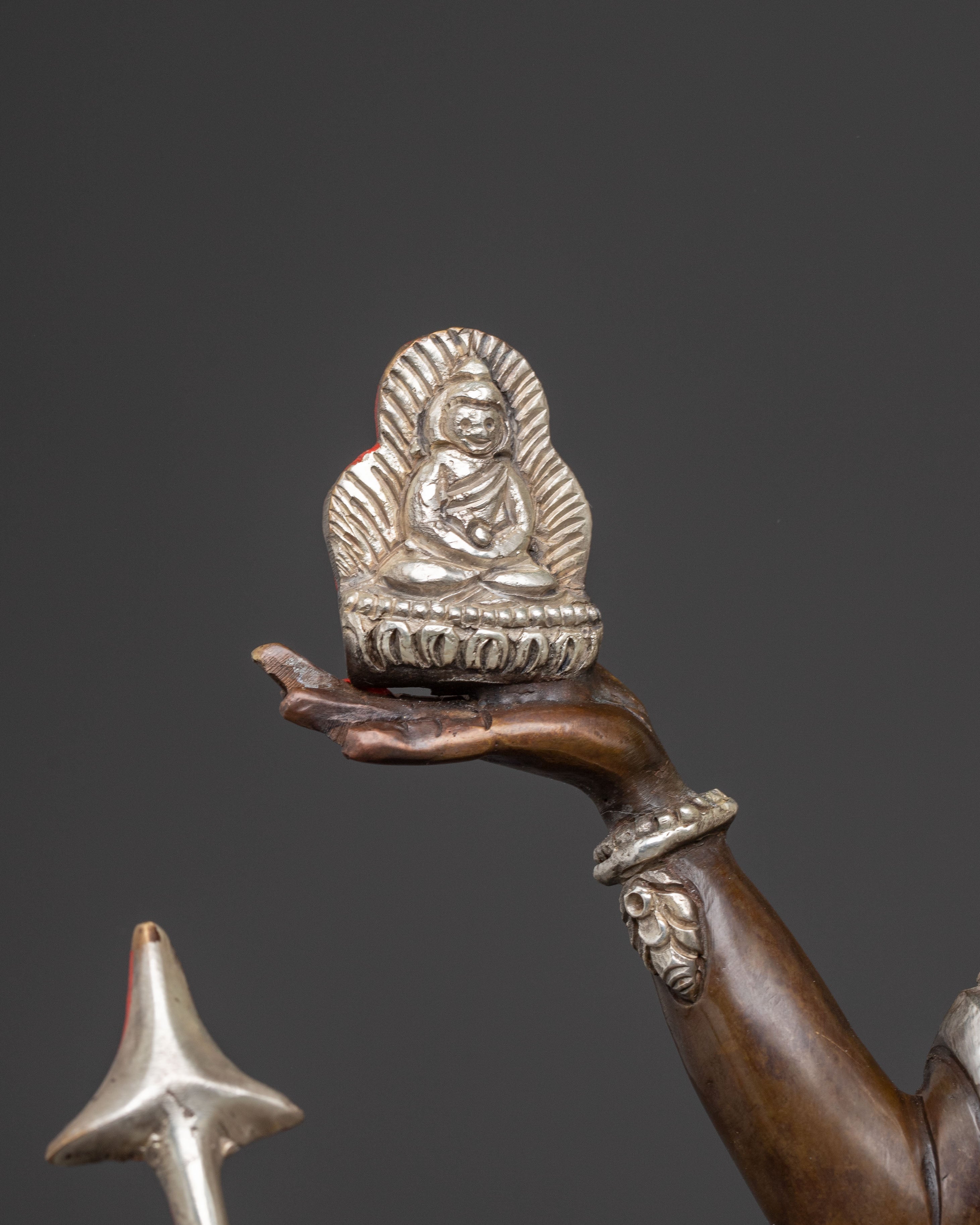 Traditional Namgyalma Oxidized Copper Body Statue