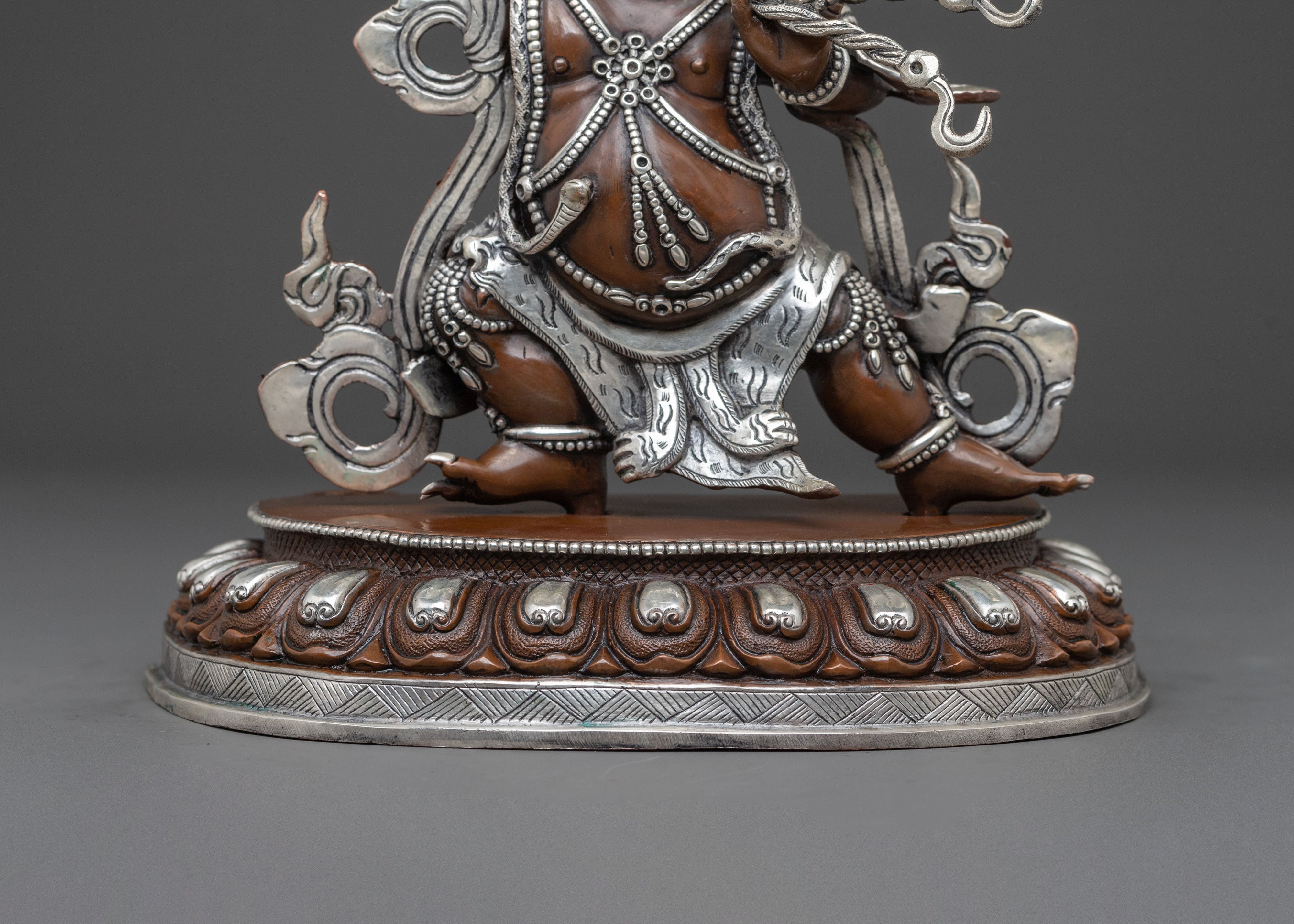Vajrapani Altar Decor Statue | Fierce Protector Deity of Dharma