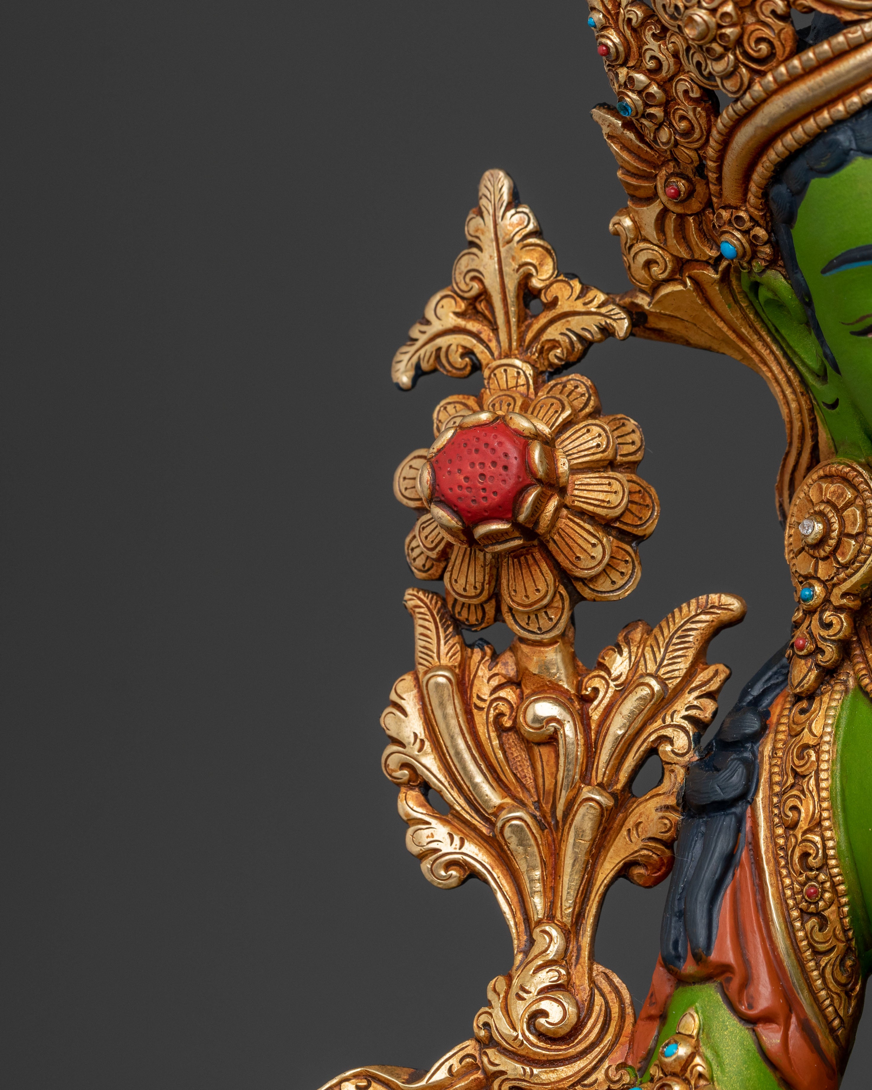 Green Tara Statue | Tibetan Buddhist Goddess
