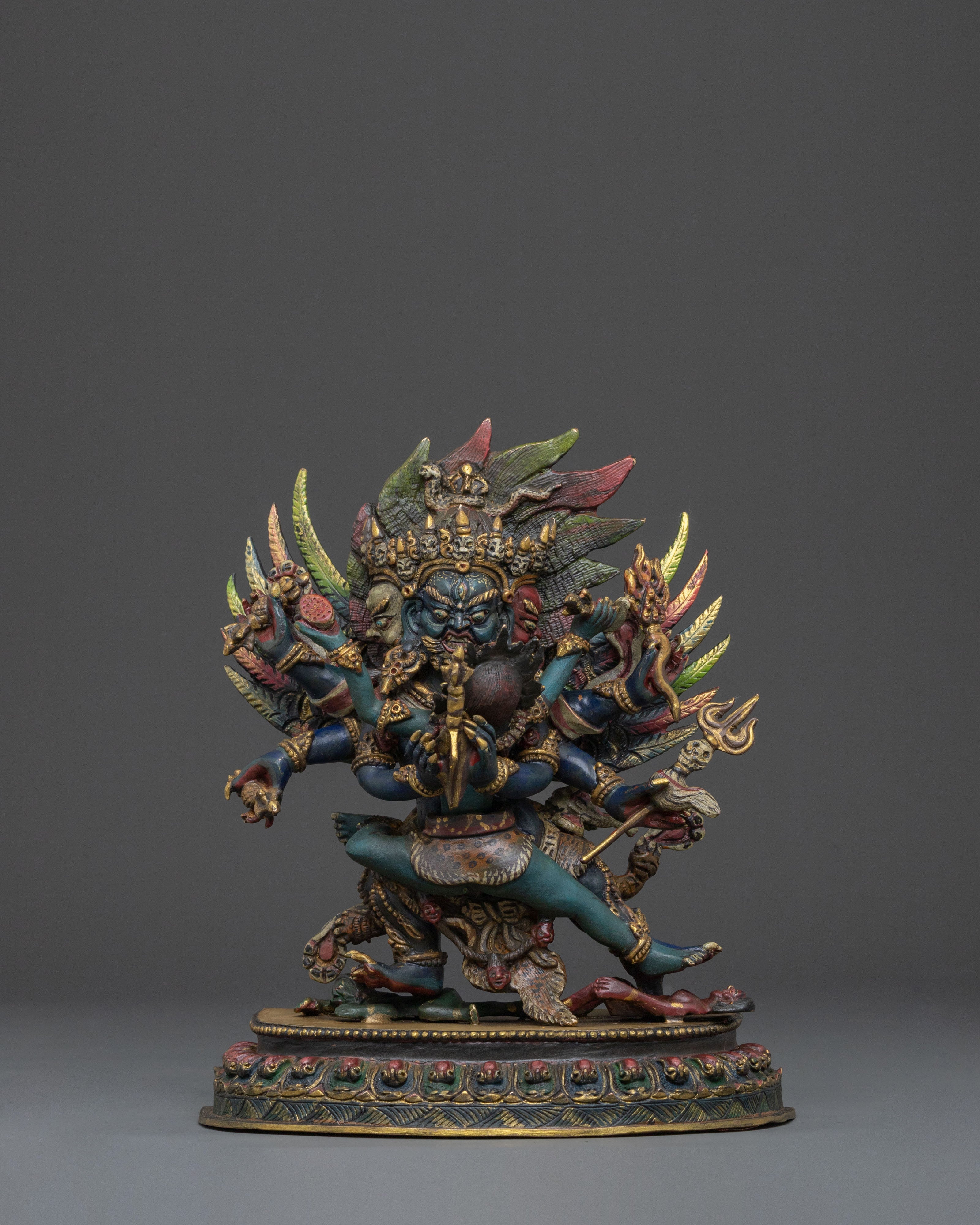 Handmade Vajrakilaya Statue | Buddhist Altar Decor