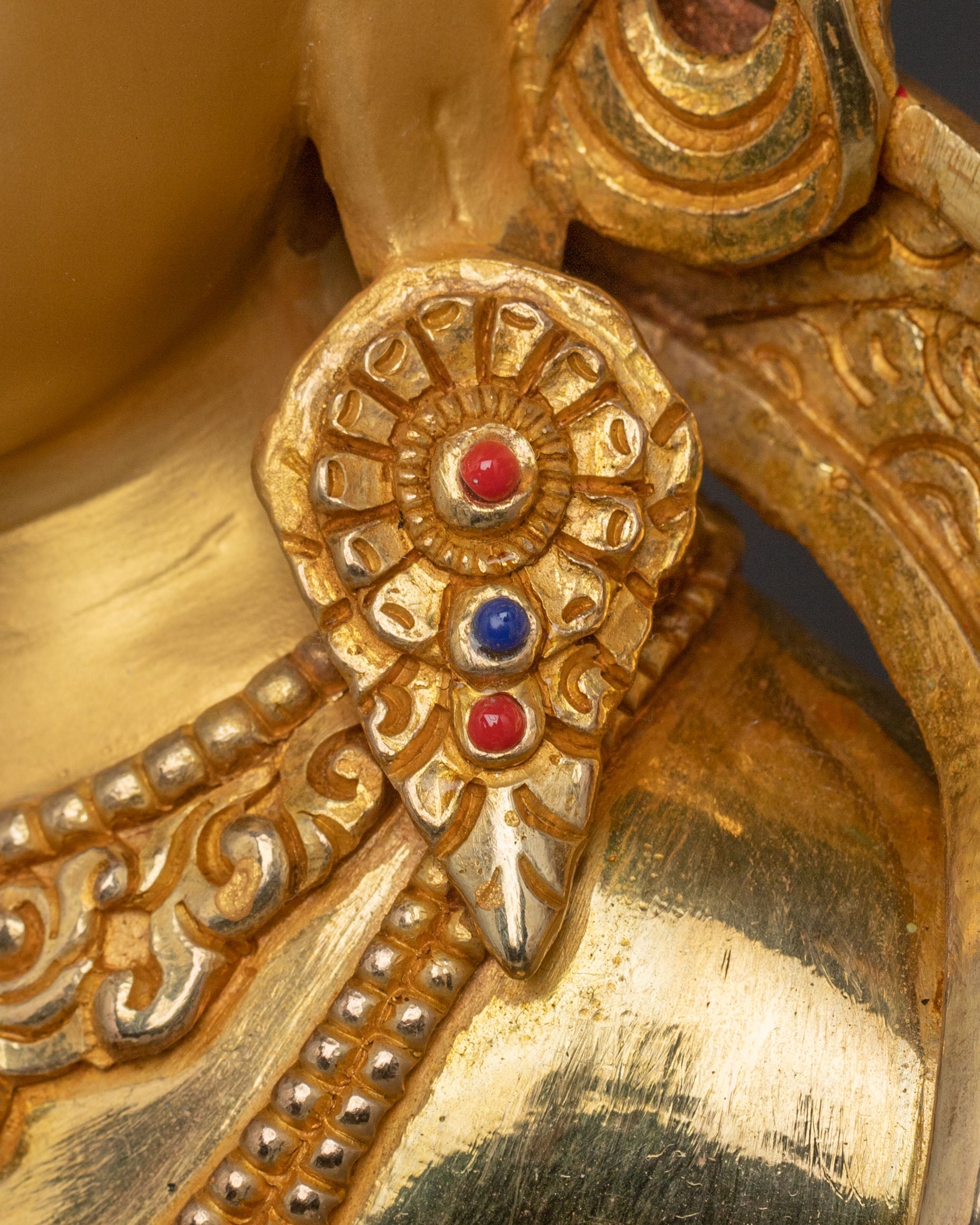 Maitreya Buddha Golden Statue | Compassionate Figure