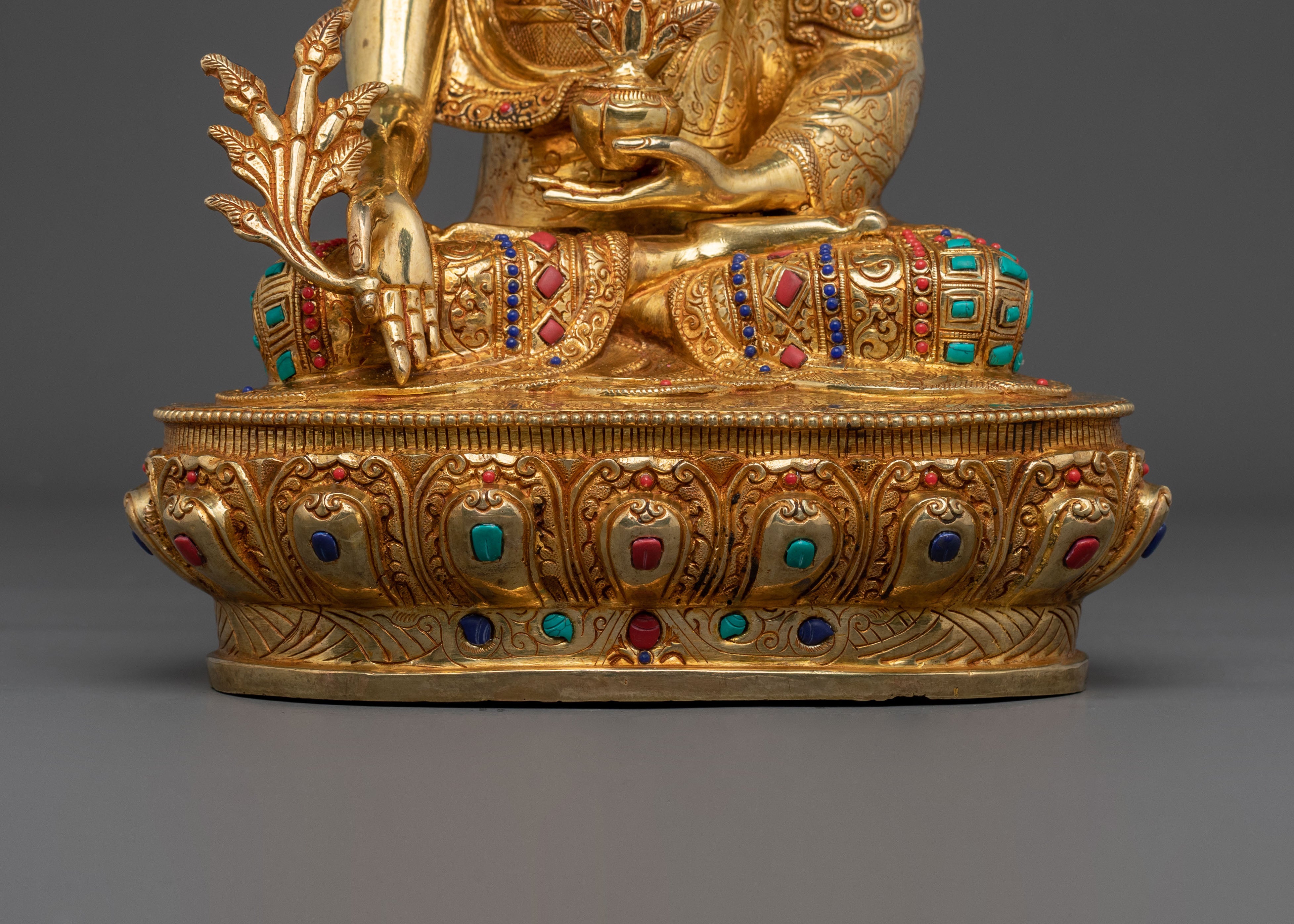 Hand-Carved Medicine Buddha Rupa | Healing Deity