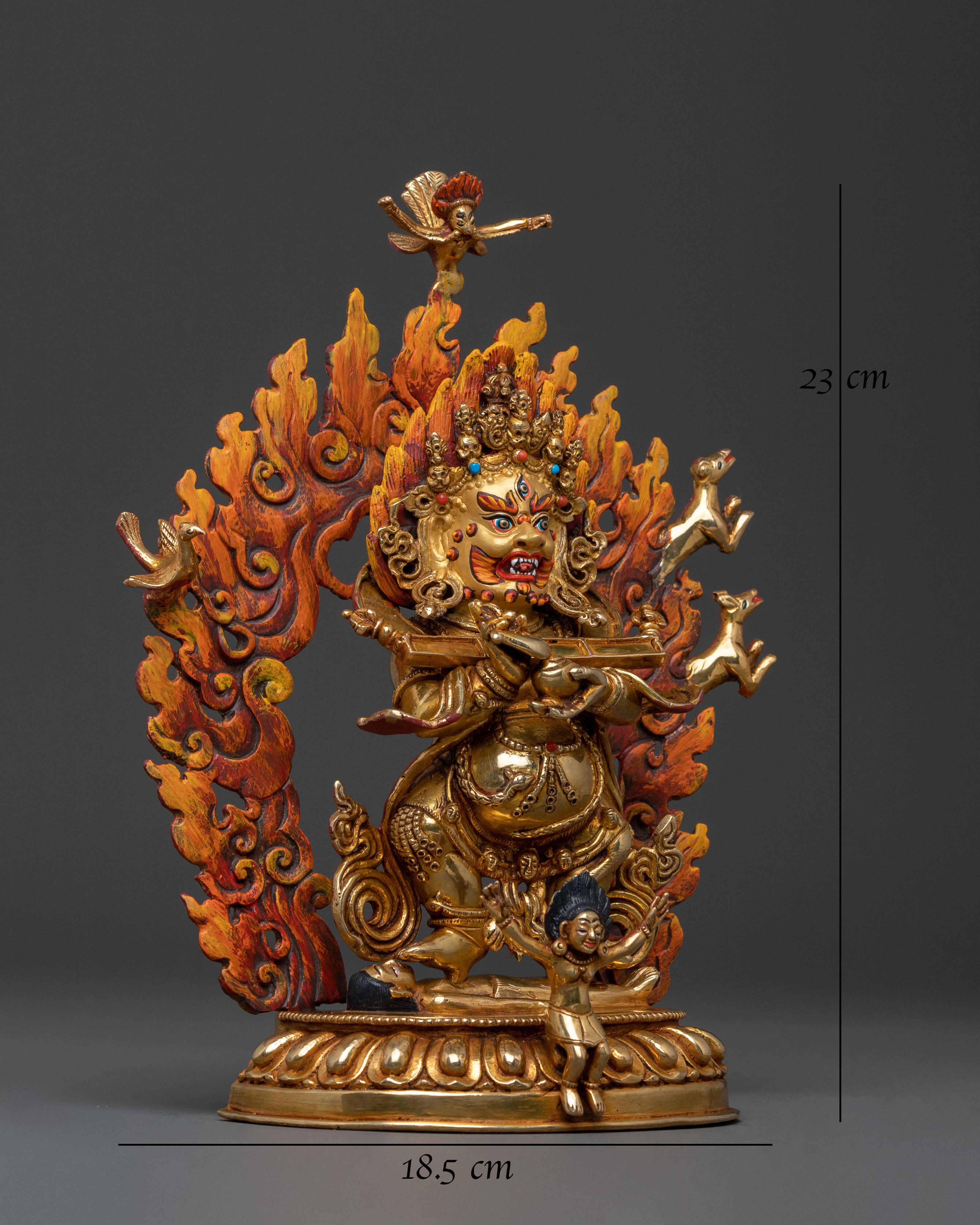 Shakya Mahakala Sacred Statue | Tibetan Guardian