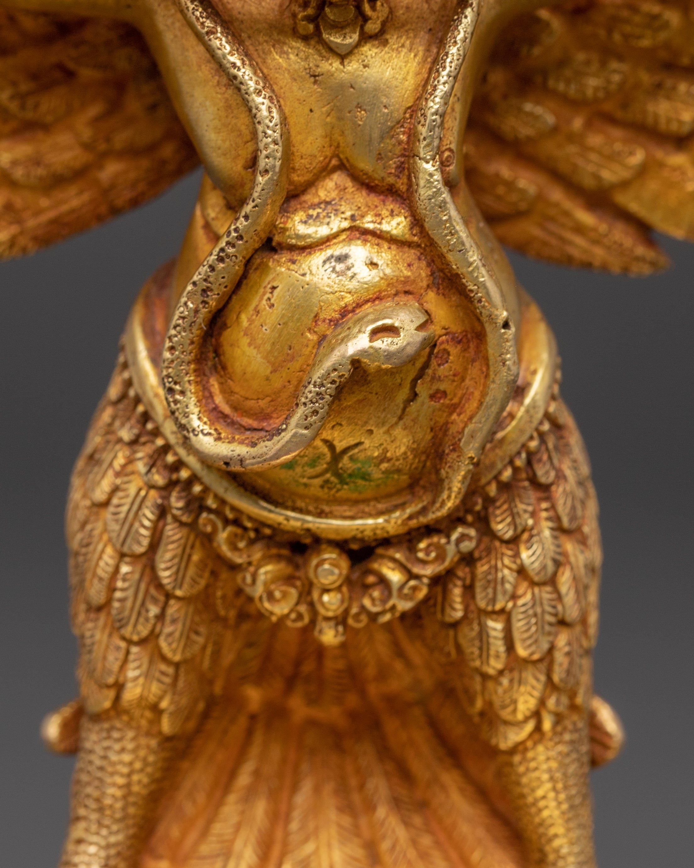 Handcrafted Garuda Statue: Protector Deity of Vajrayana