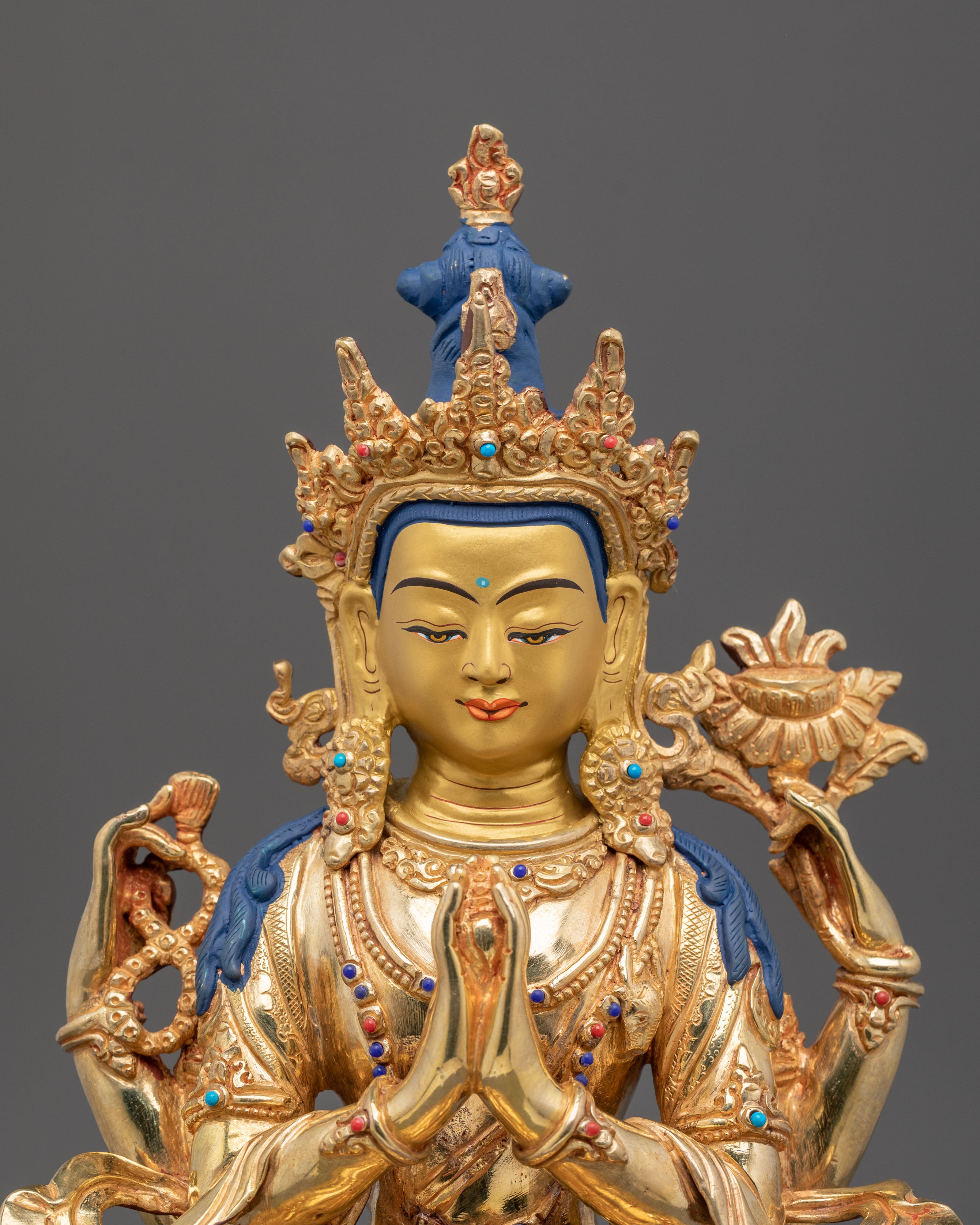 Chenrezig Compassionate Liberator Statue | Symbol of Mercy