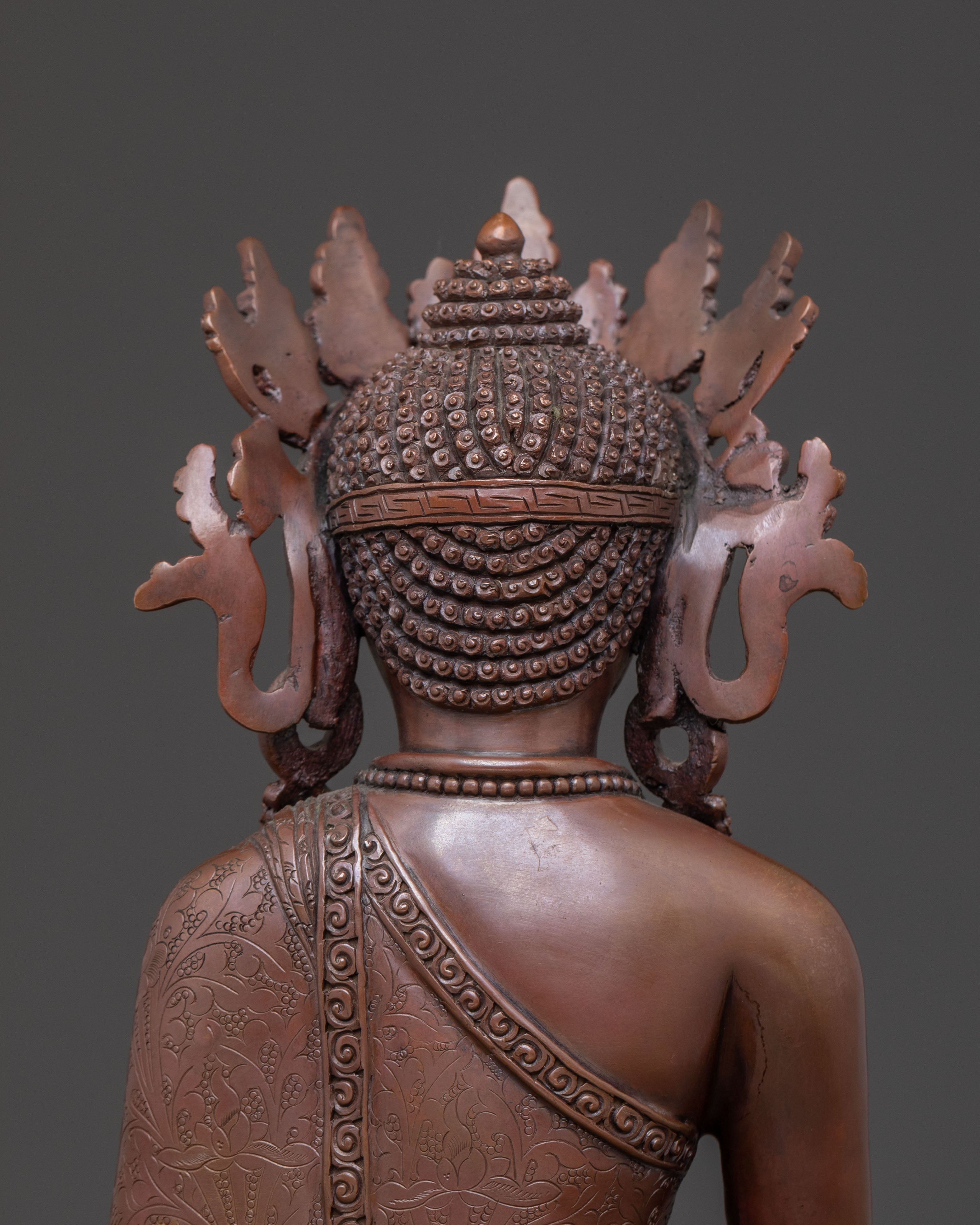 Crown Medicine Buddha Sculpture | Spiritual Healer