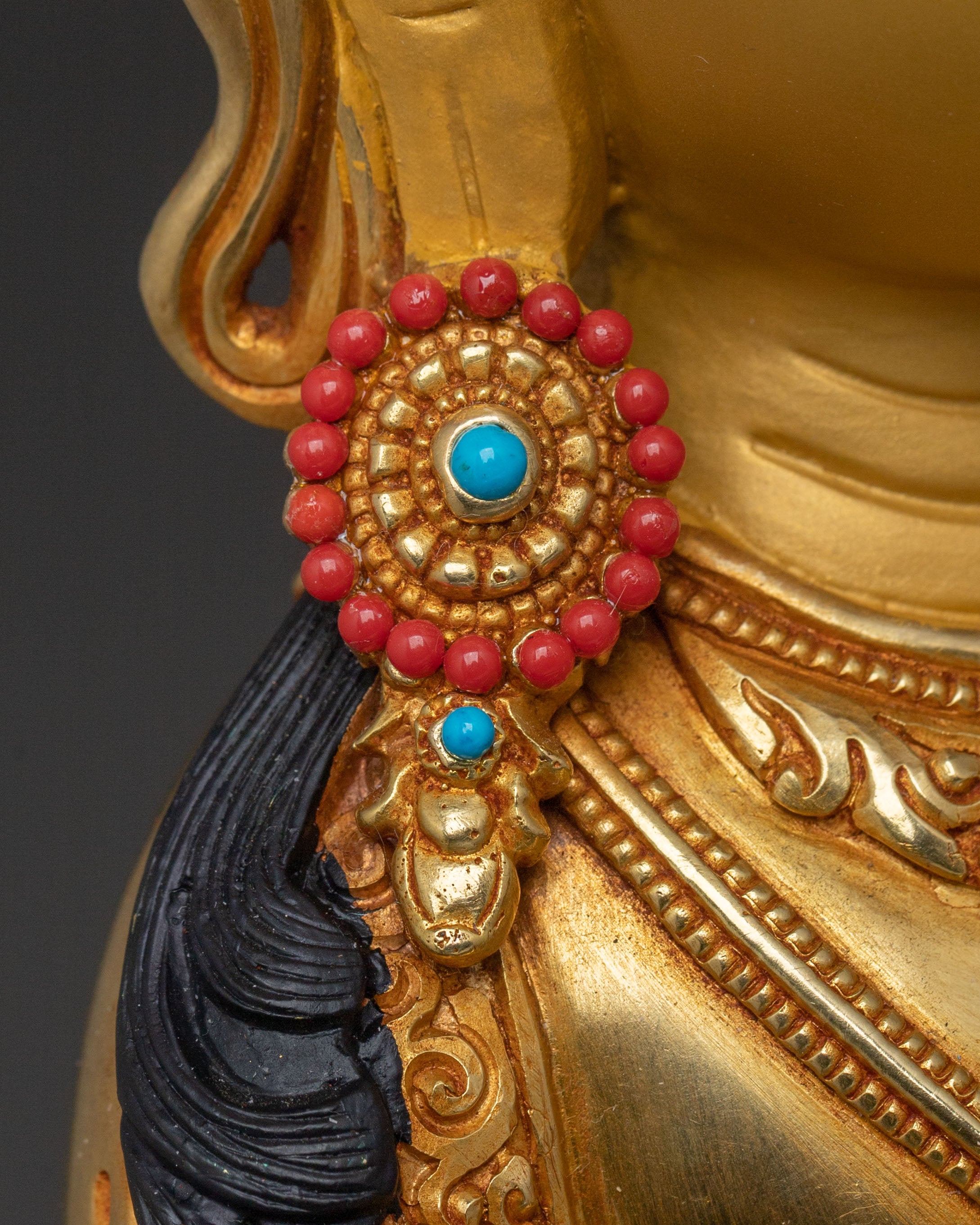 Vajrasattva Buddha: Exquisite Nepalese Sculpture