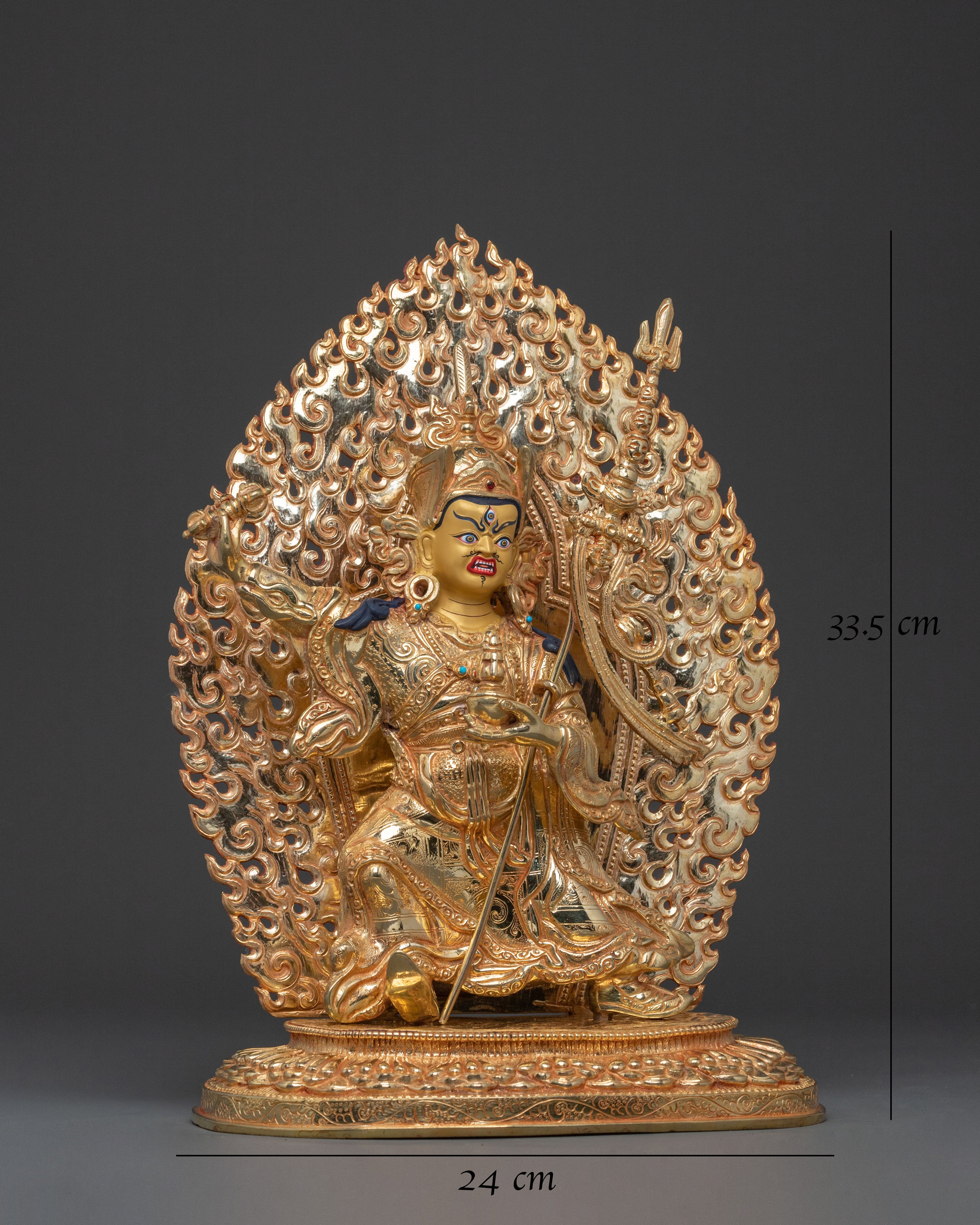Standing Guru Rinpoche Divine Sculpture | Home Decor