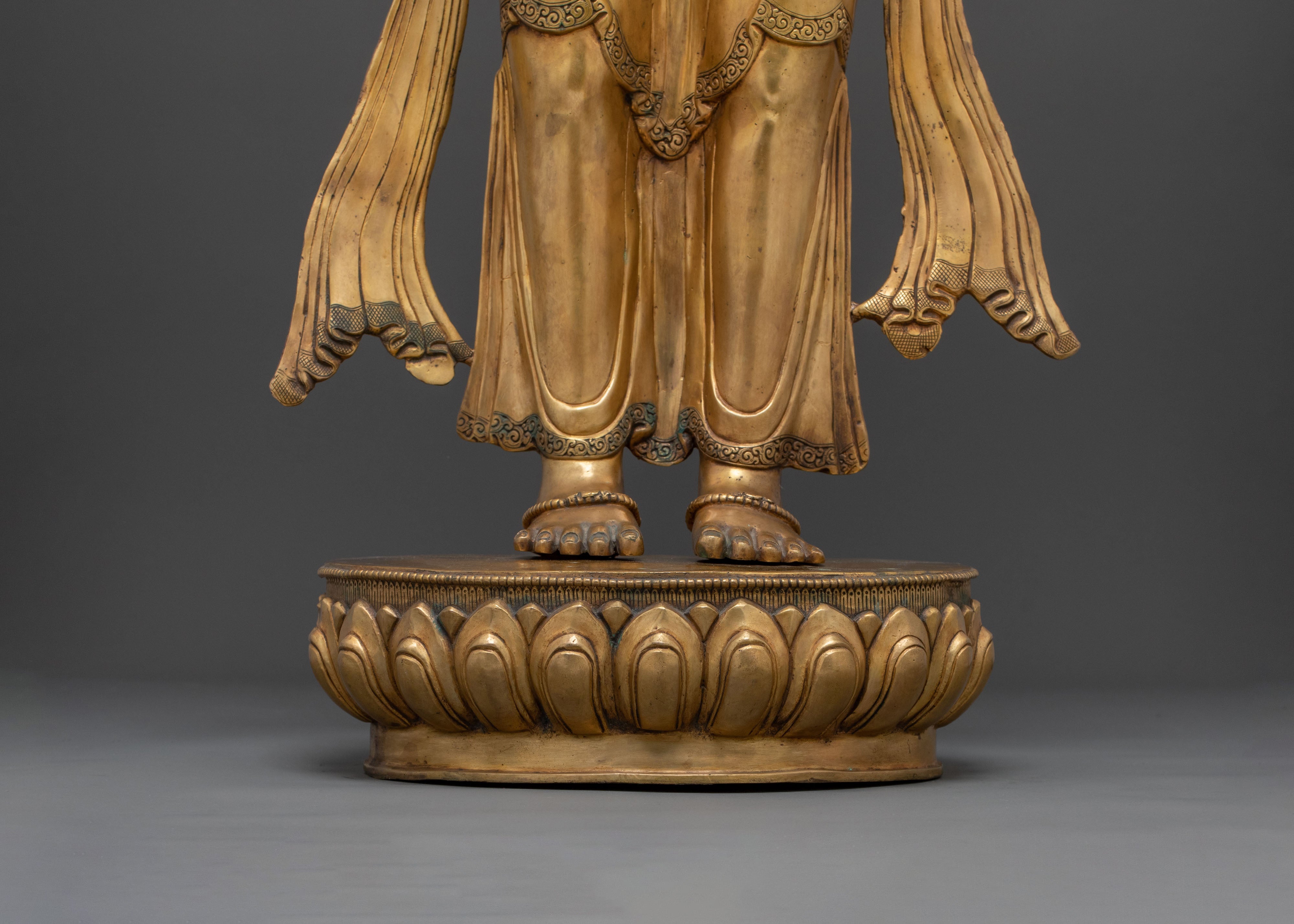 Standing Tara Statue Set: | Goddesses of Compassion & Protection