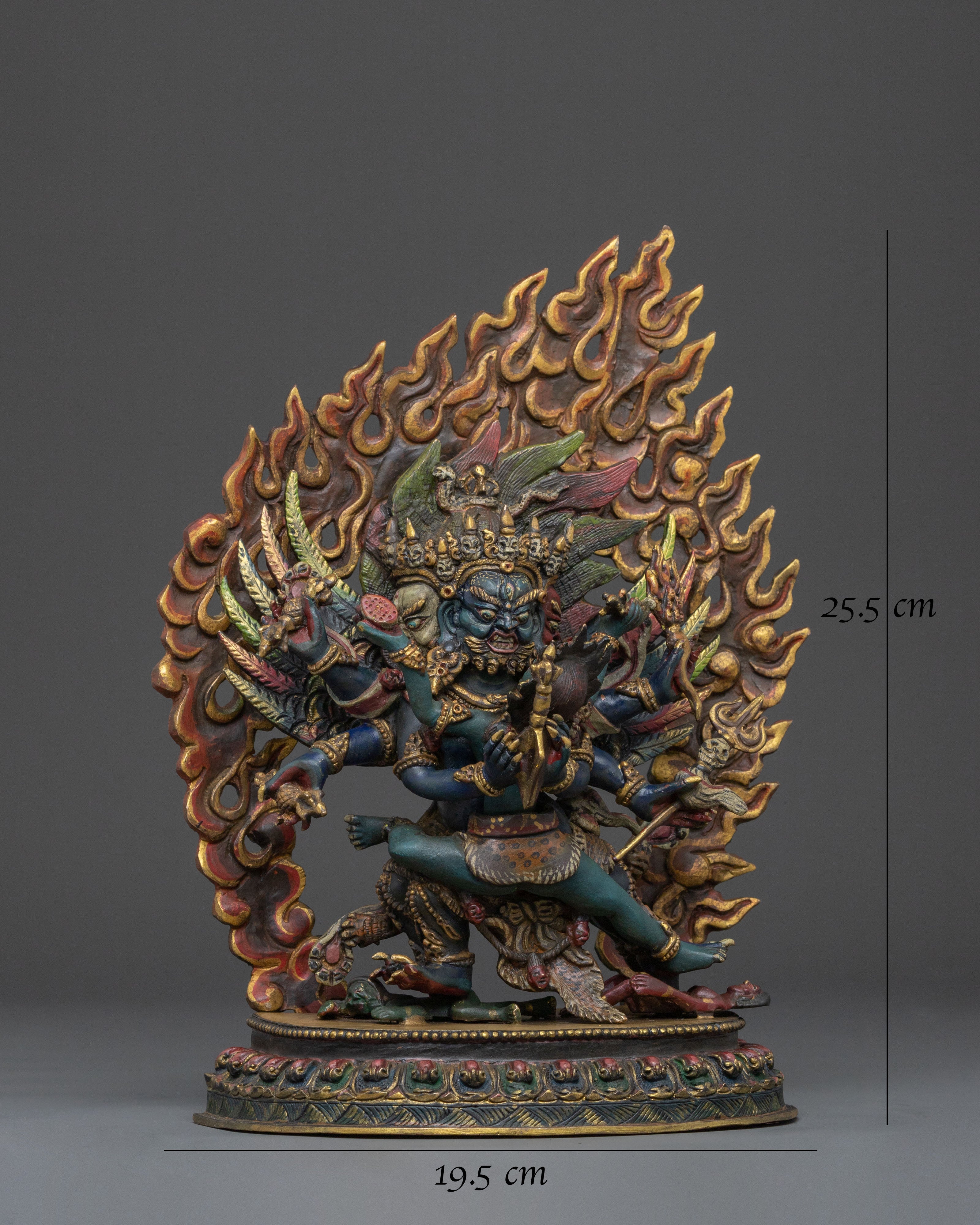 Handmade Vajrakilaya Statue | Buddhist Altar Decor