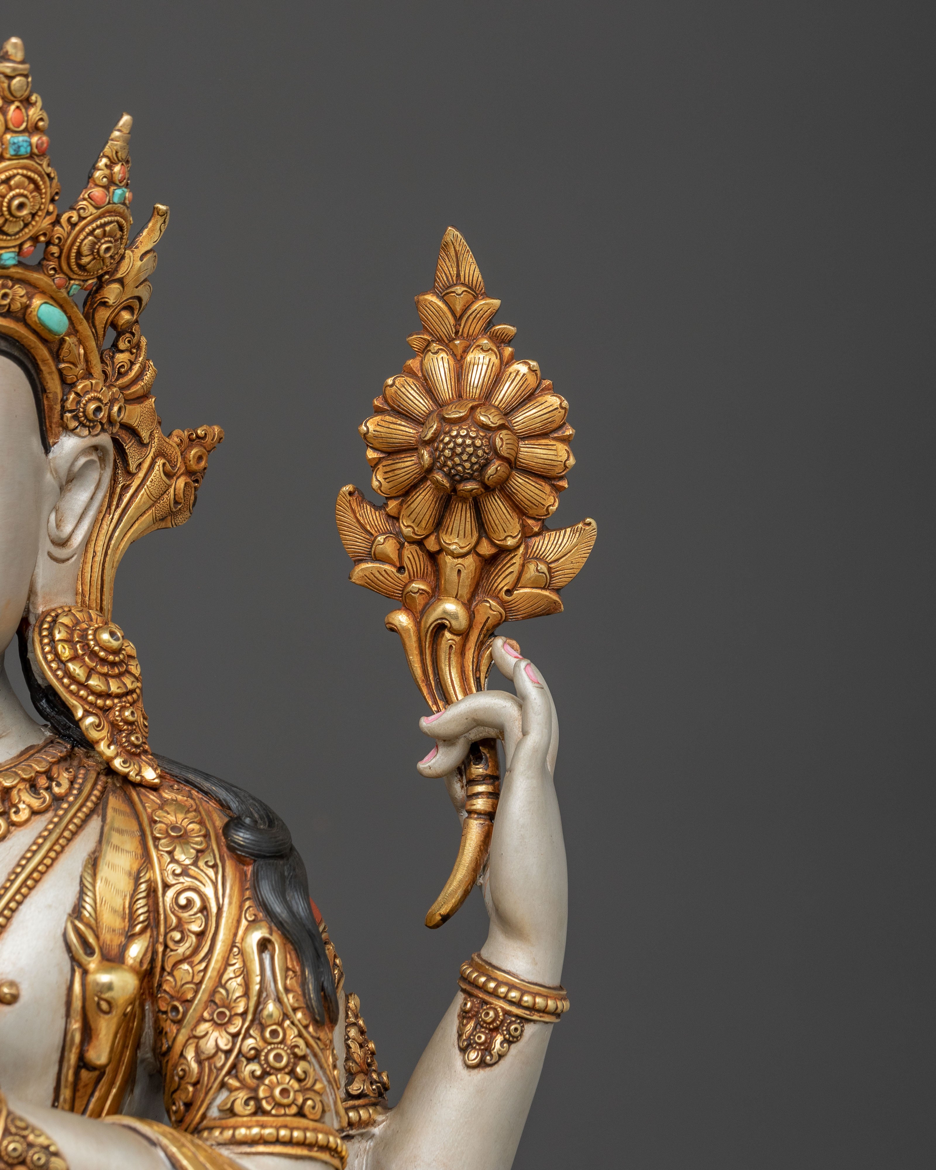 Avalokiteshvara Spiritual Figure for Altar Home Decor