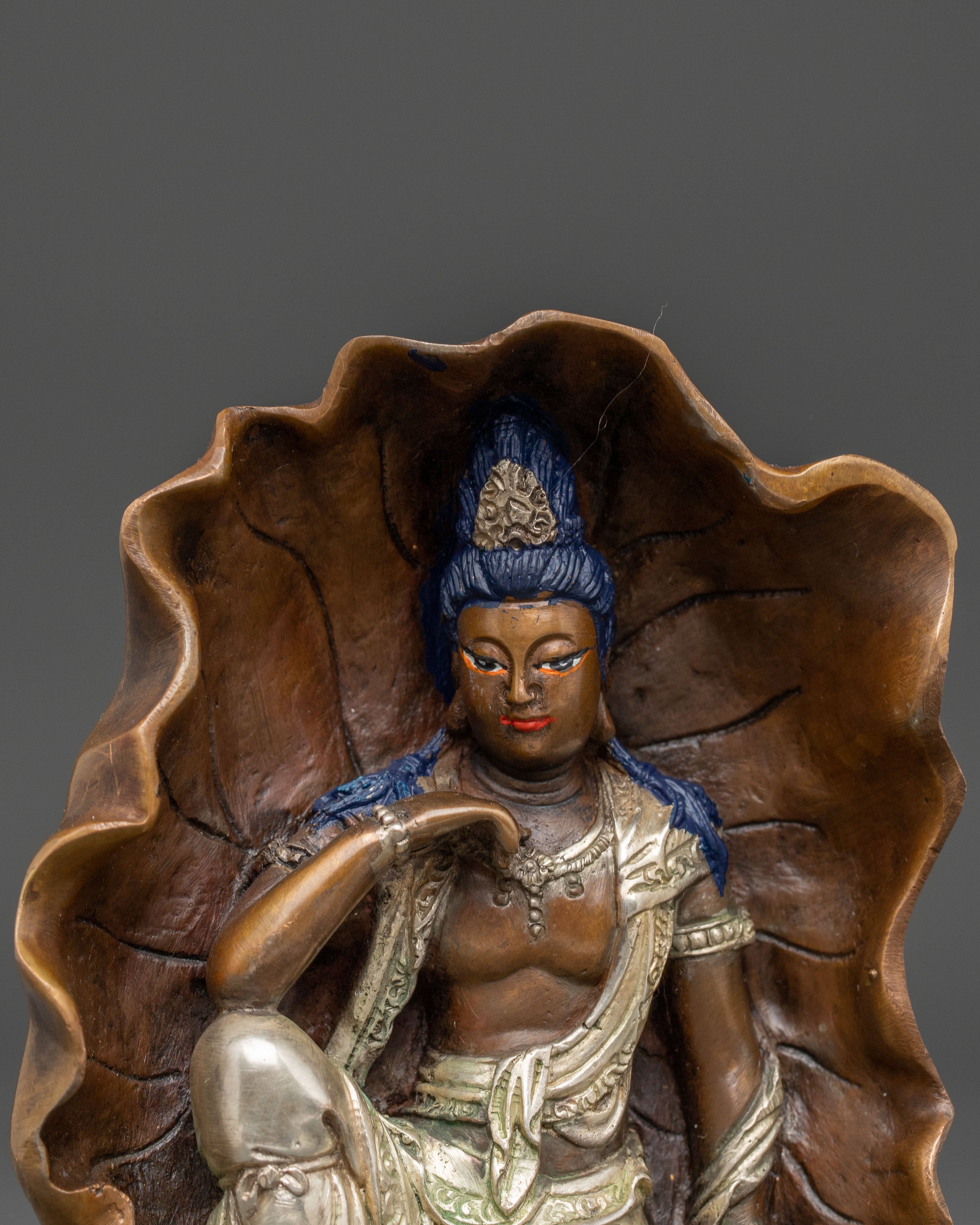 Handmade Lokeshwor Statue | Guanyin: Bodhisattva of Compassion