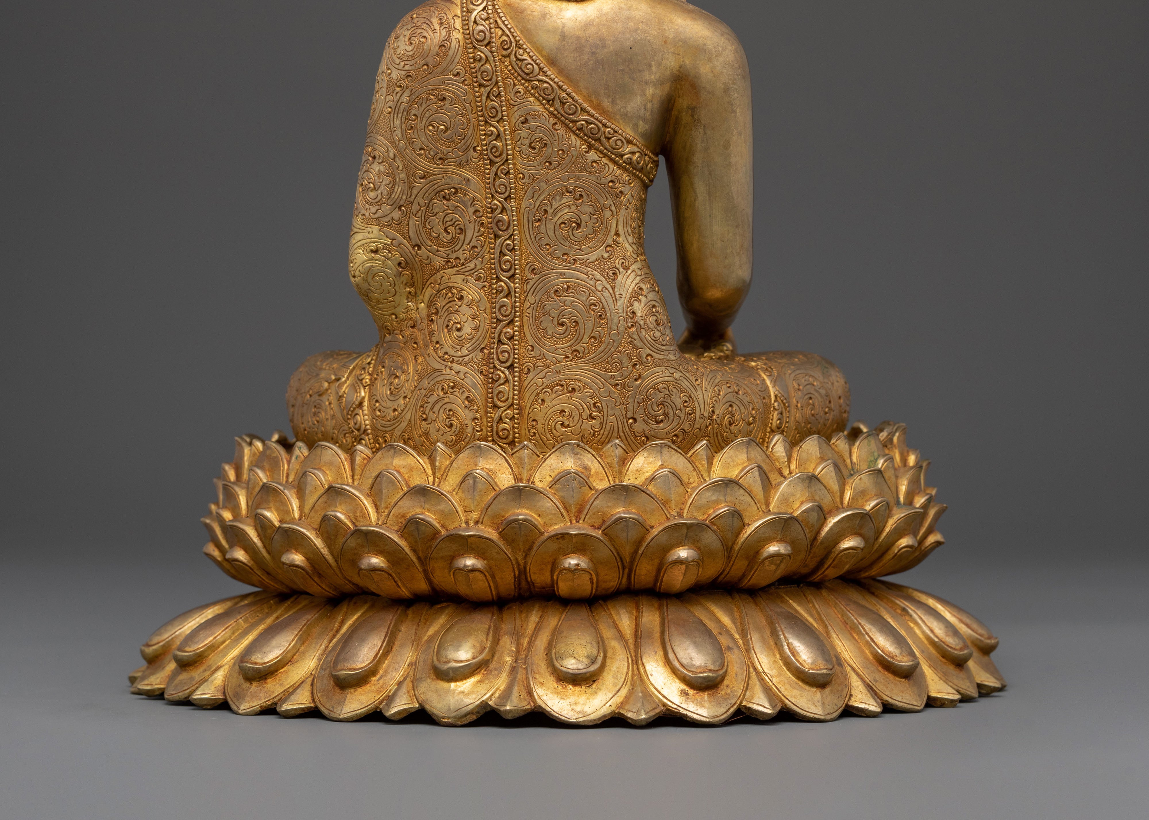 Shakyamuni Buddha Statue with Crown | Divine Figurine