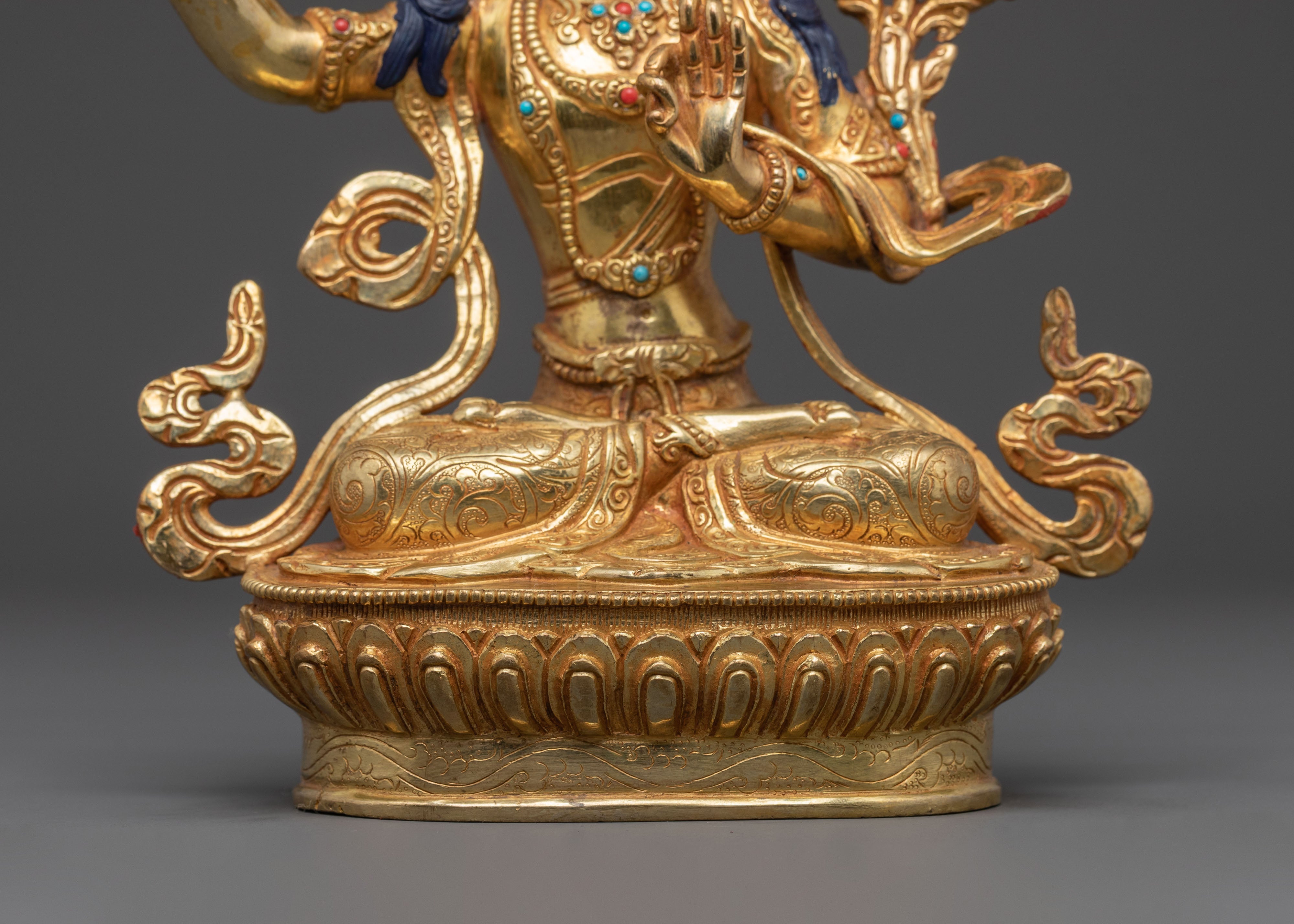 Handcrafted Manjushri Statue | Wisdom Embodied